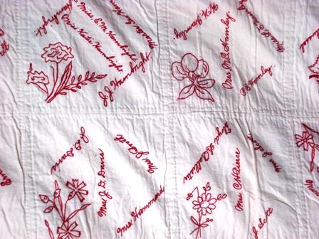 Image of First Methodist Church pieced quilt, 1895
