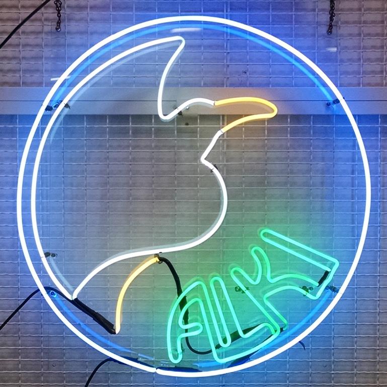 Image of Neon sign from the Alki Tavern in West Seattle, ca. 1977
