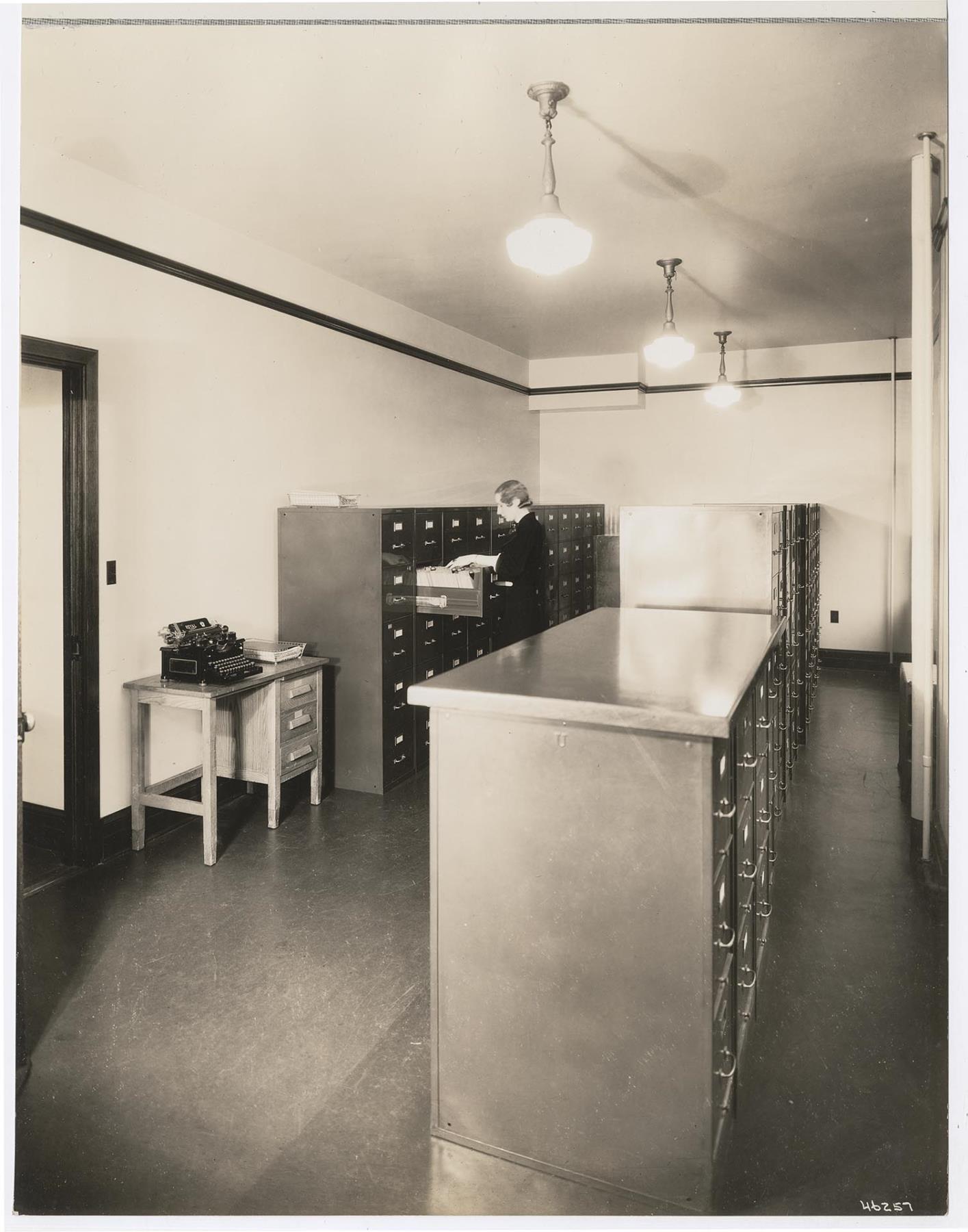 Image of Music Library, Totem Broadcasters, Seattle, circa 1925