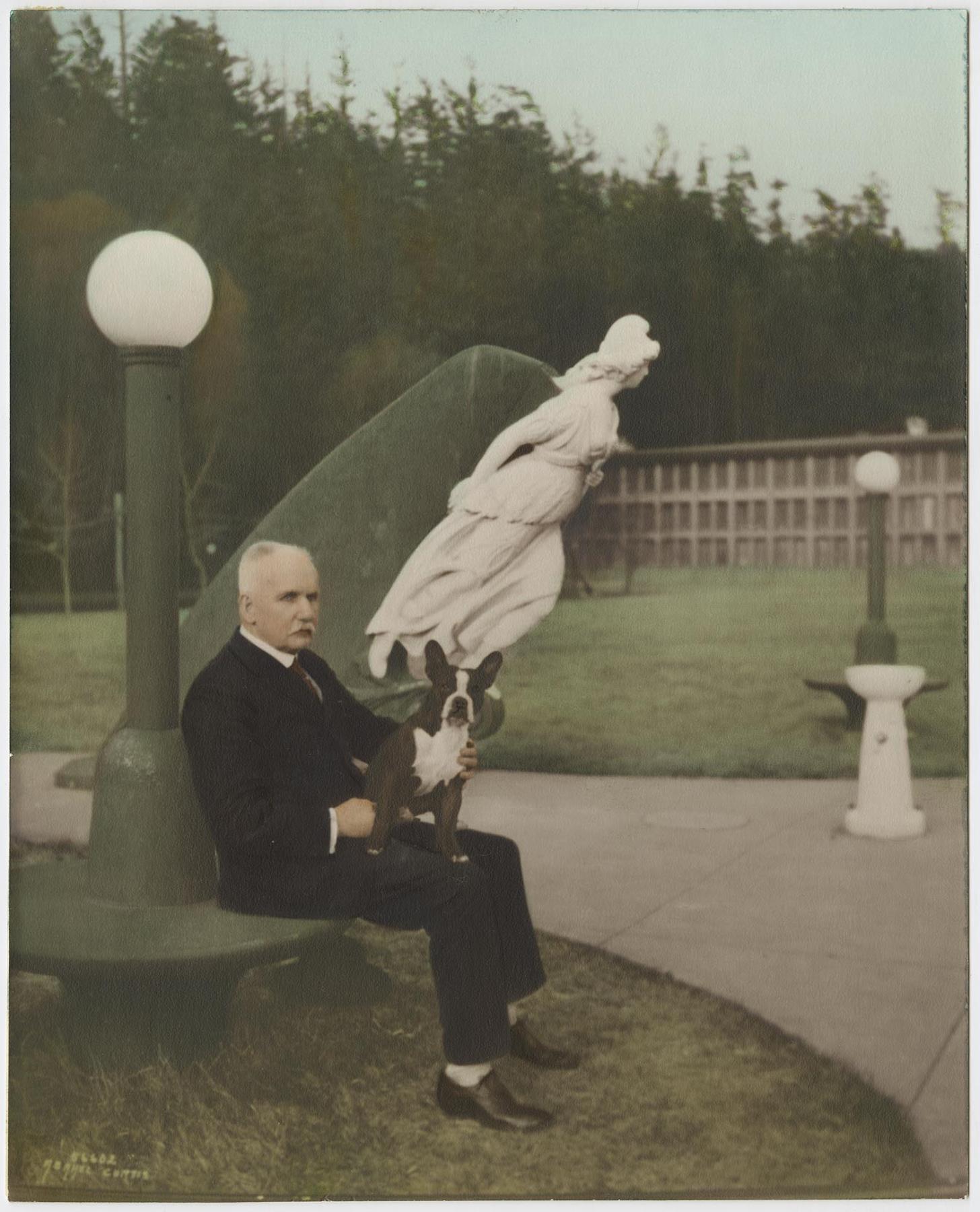 Image of Portrait of Robert Moran at Rosario Resort, Orcas Island, Washington, circa 1920