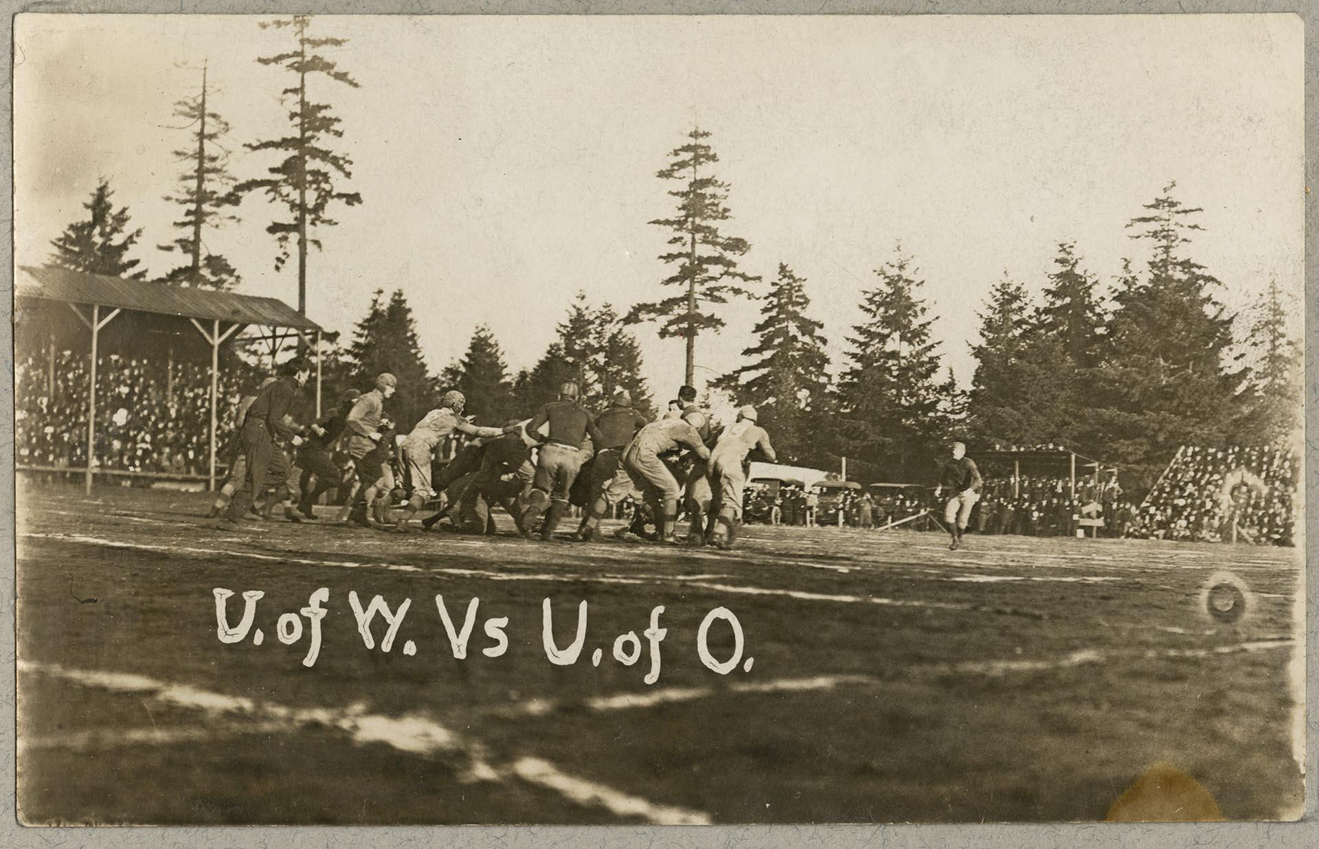 Image of University of Washington Football Game Against University of Oregon, Seattle, circa 1910
