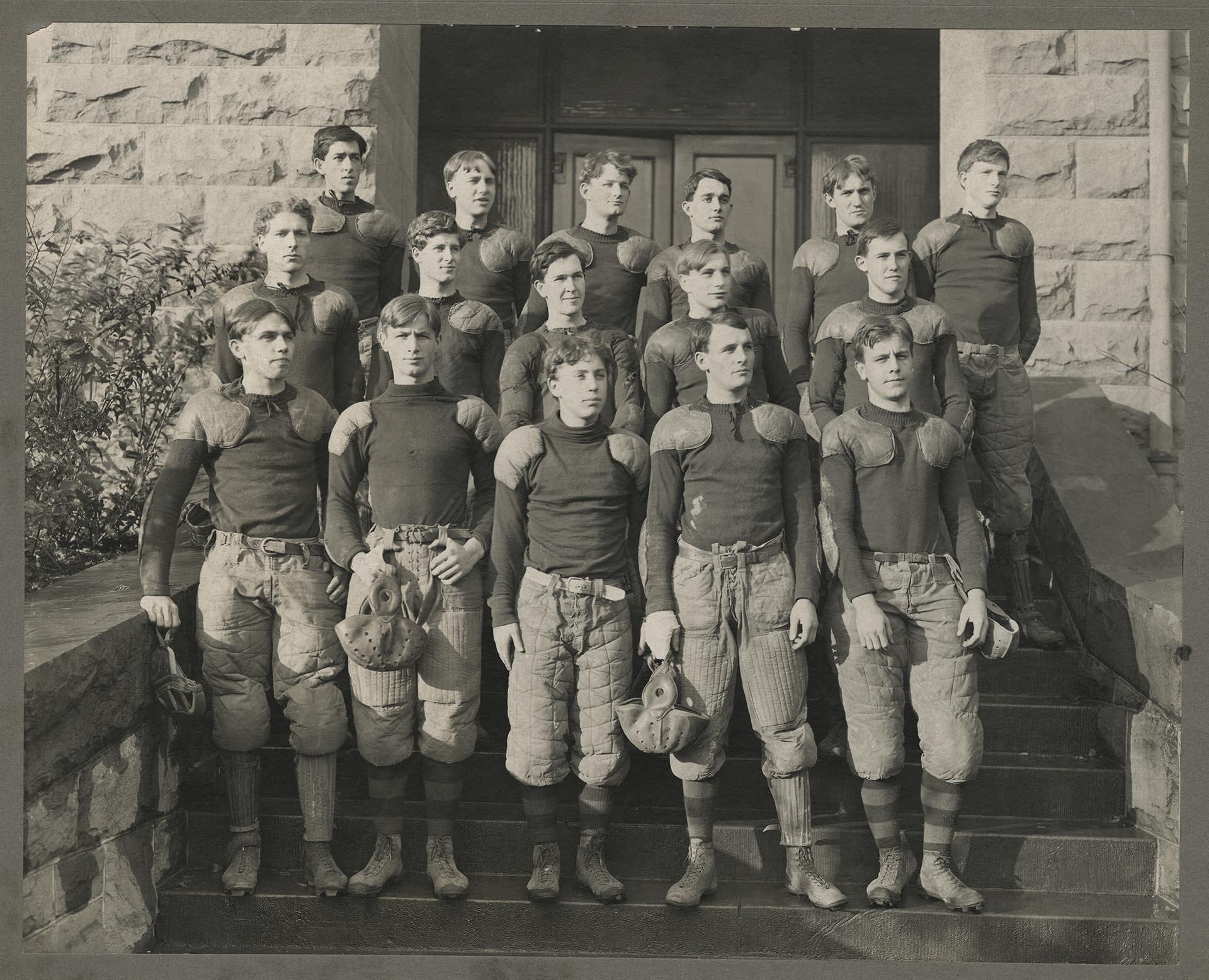 Image of Seattle High School football team, 1906