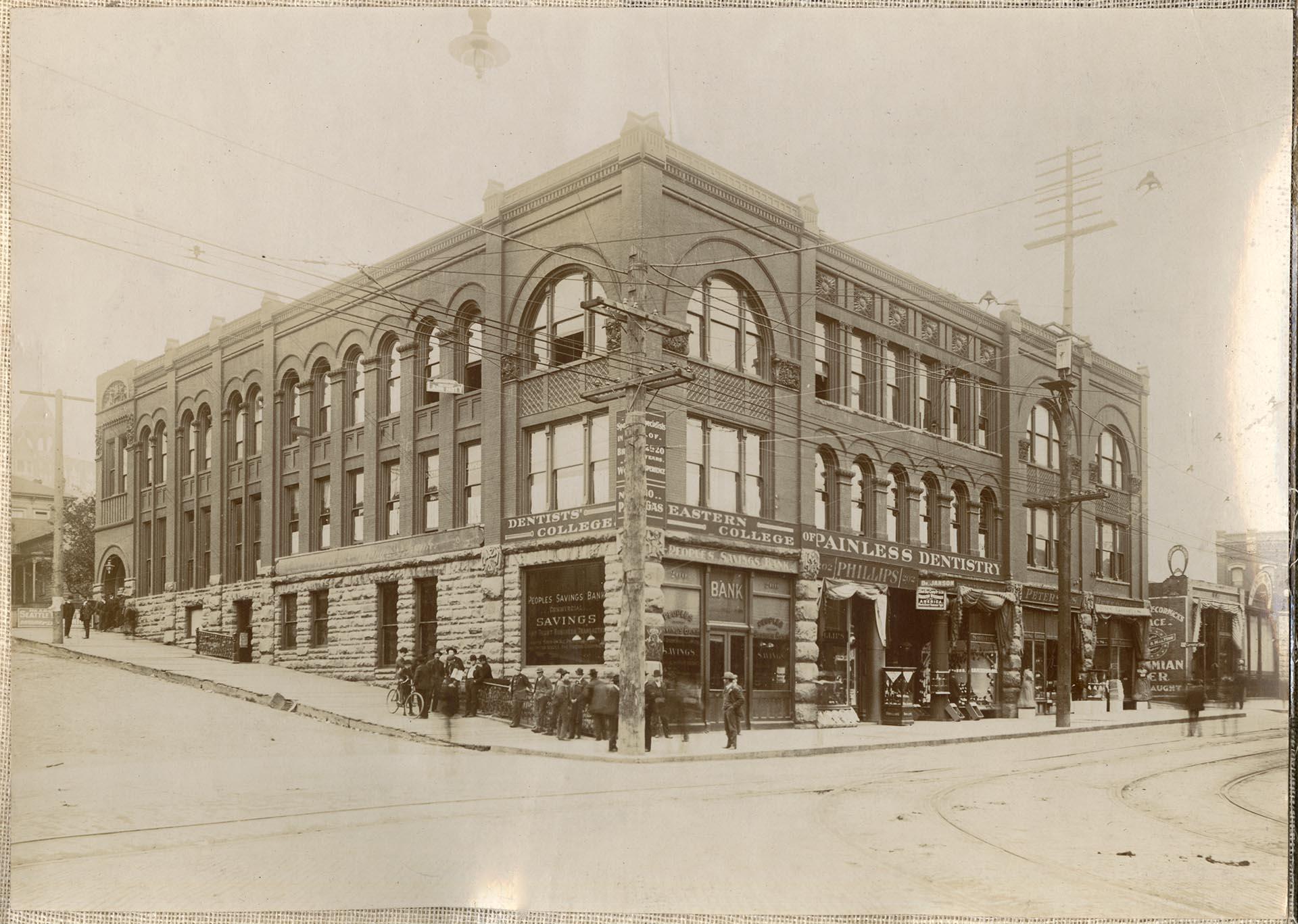Image of Masonic Building, 2nd Ave. and Pike St., Seattle, circa 1903