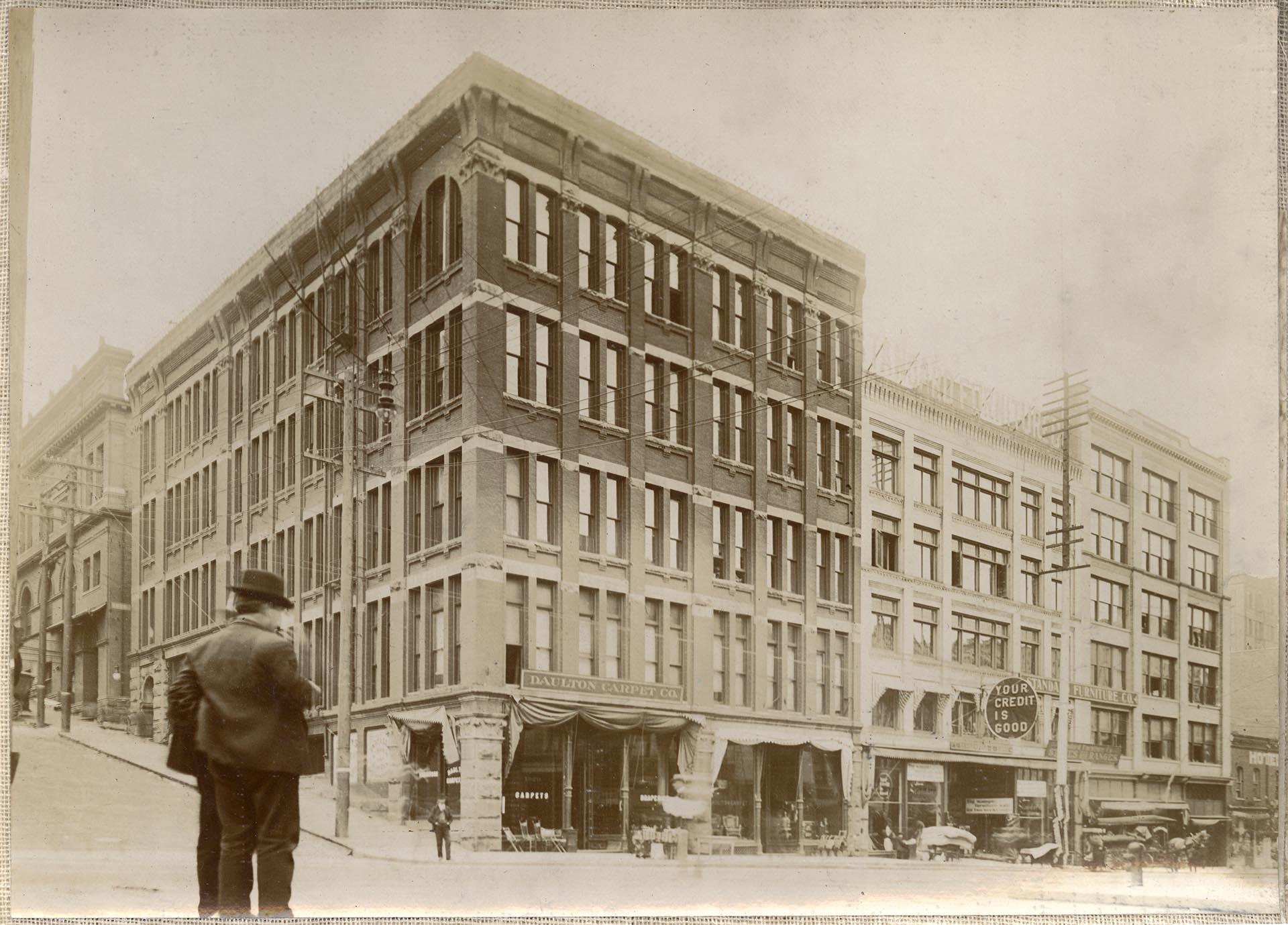 Image of Holyoke Building, 1018-1022 1st Ave., Seattle, circa 1903