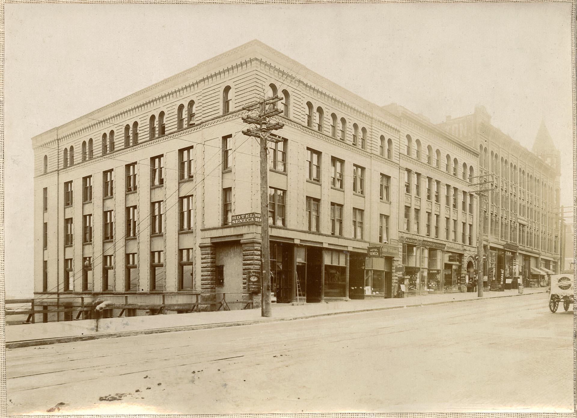 Image of Hotel Seneca, 1203 1st Ave., Seattle, circa 1903