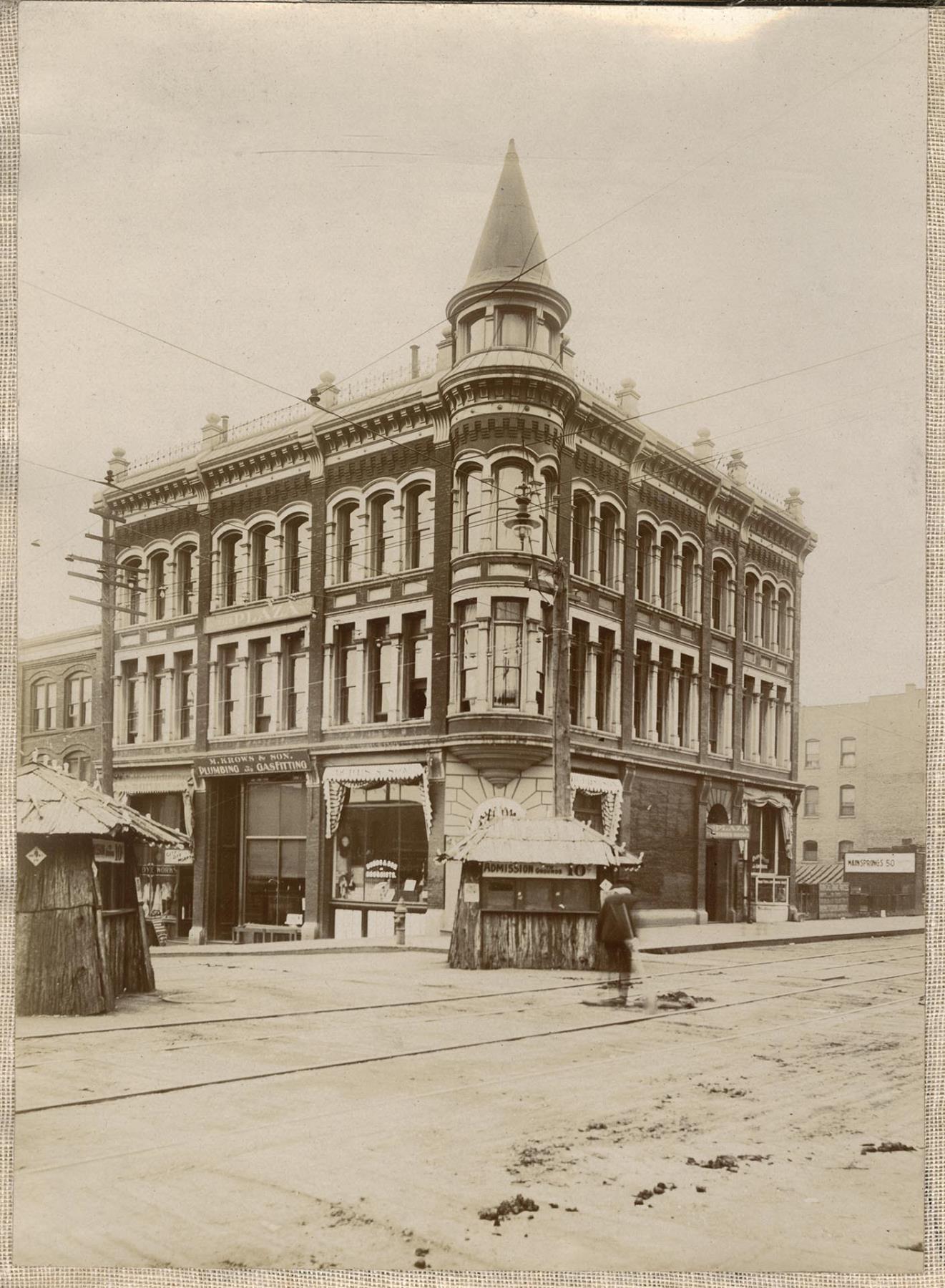 Image of Corner of 3rd Ave. and Union St., Seattle, circa 1903