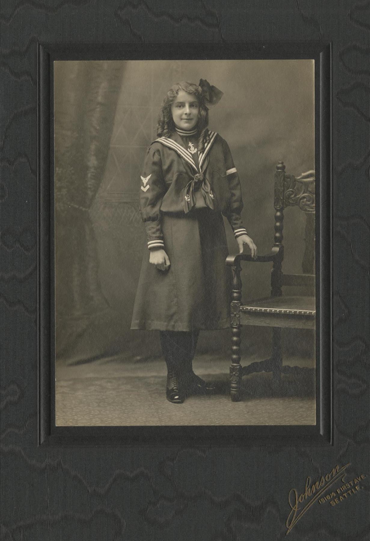Image of Amy Christensen Erickson, Seattle, circa 1911