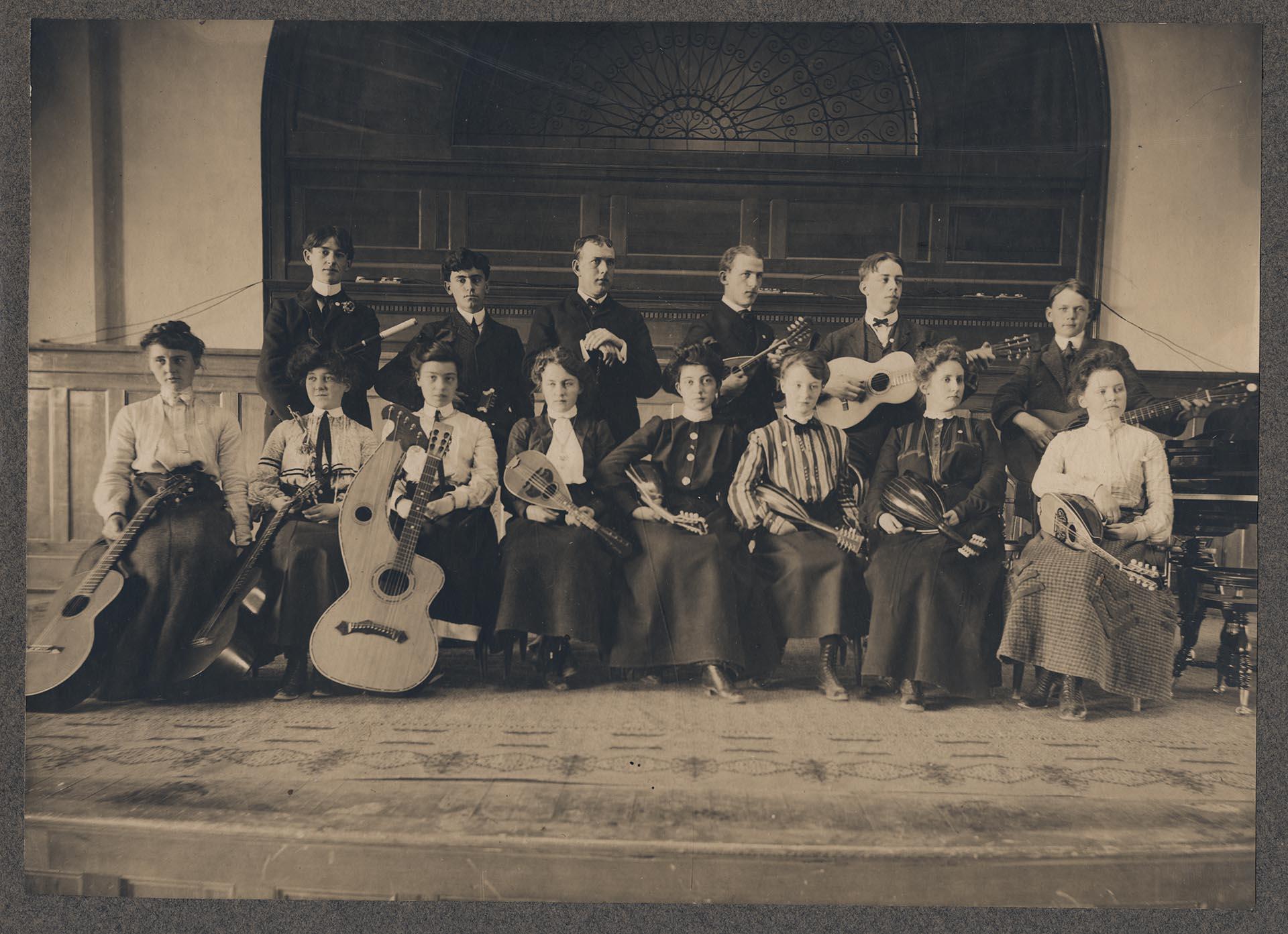 Image of Seattle High School Mandolin Club, 1903