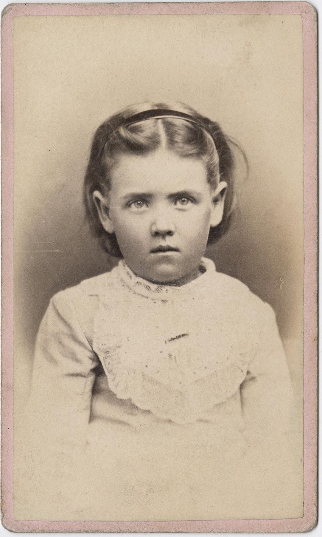 Image of Portrait of Winona Bailey as a child, 1879