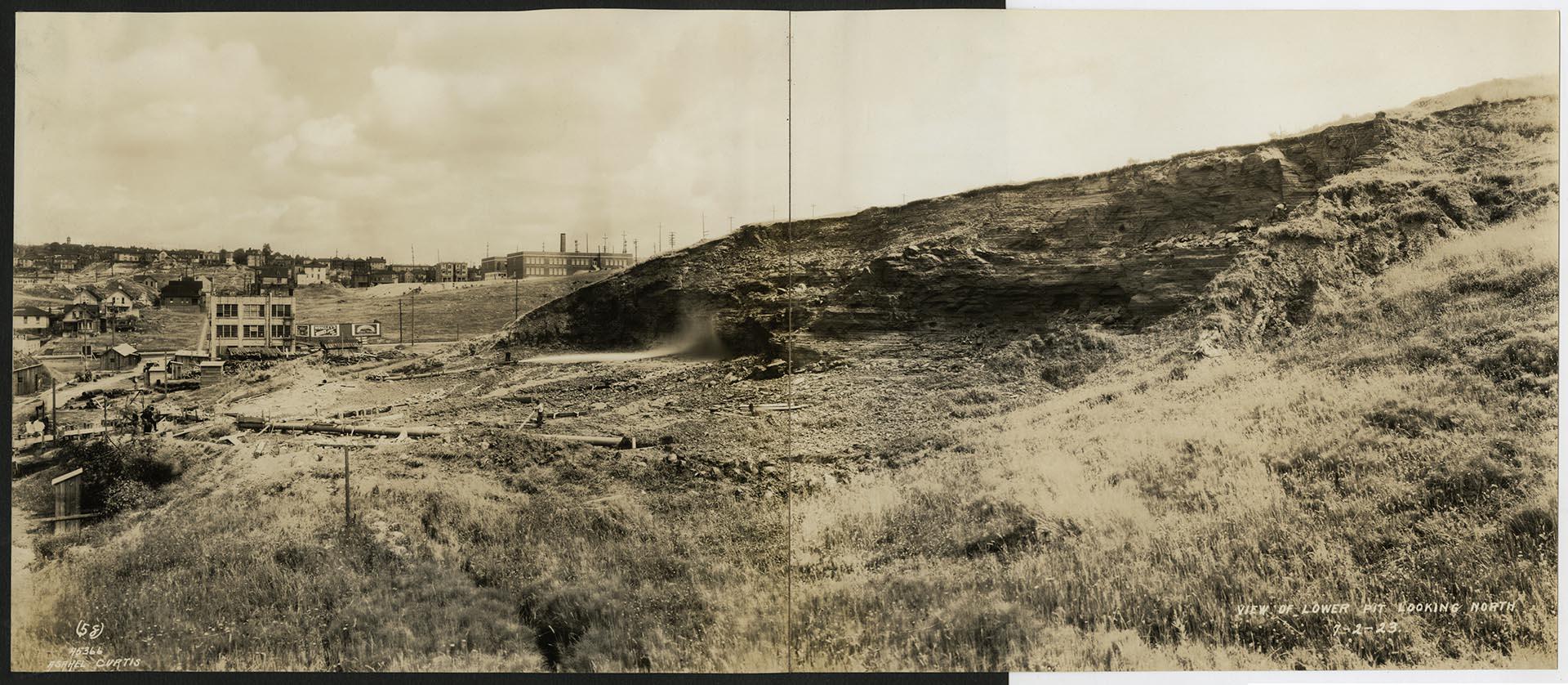 Image of Beacon Hill regrading, Seattle, July 2, 1923