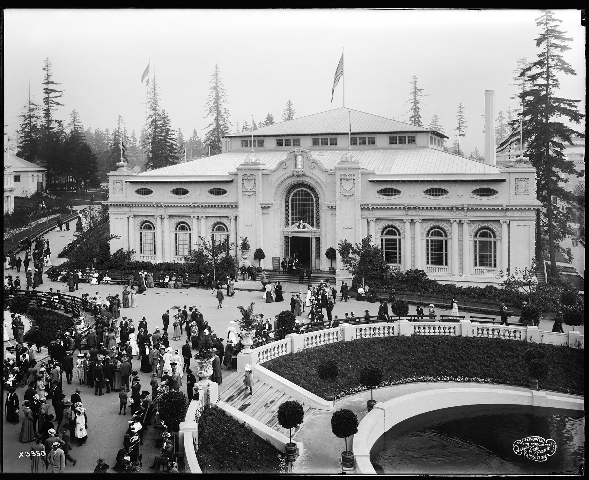 Image of Hawaii Building at the Alaska-Yukon-Pacific Exposition, 1909