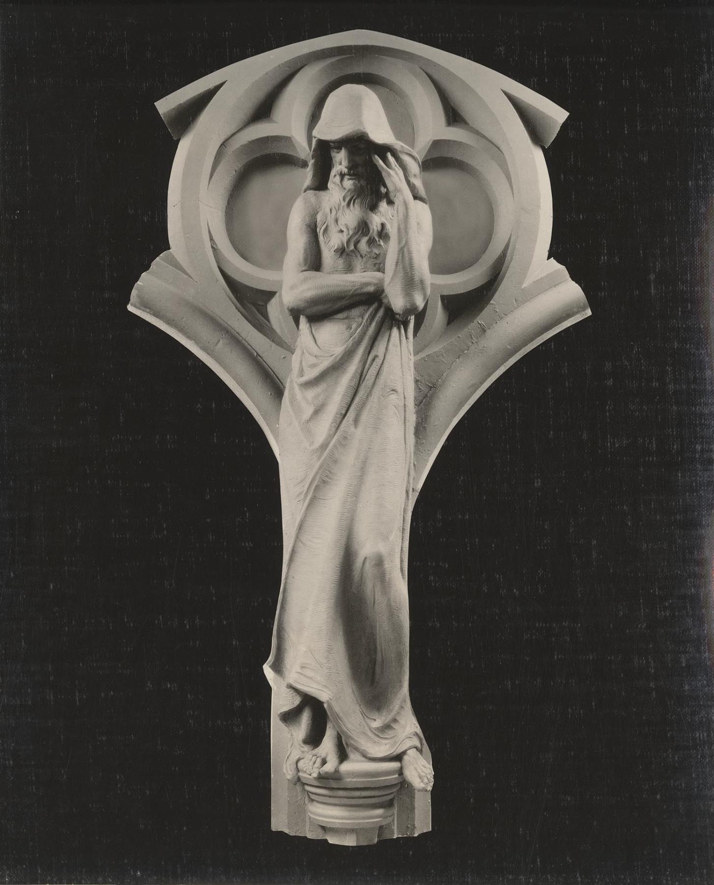 Image of Cast stone statue representing 