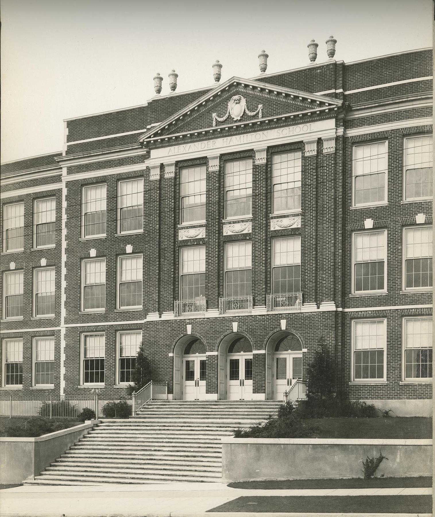 Image of Exterior of Alexander Hamilton Intermediate School, Seattle, circa 1927