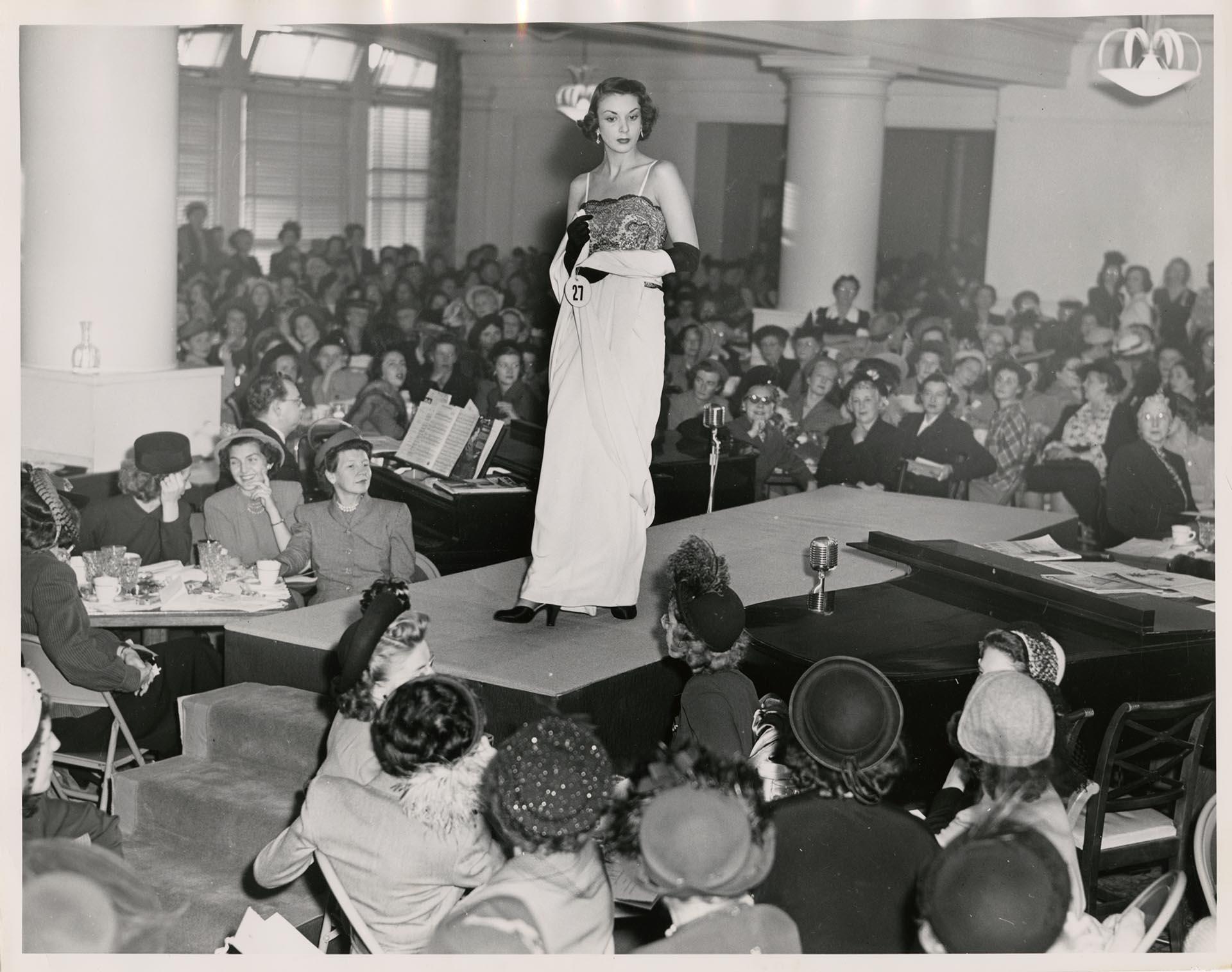 Image of Fashion show at Frederick & Nelson store, Seattle, circa 1950