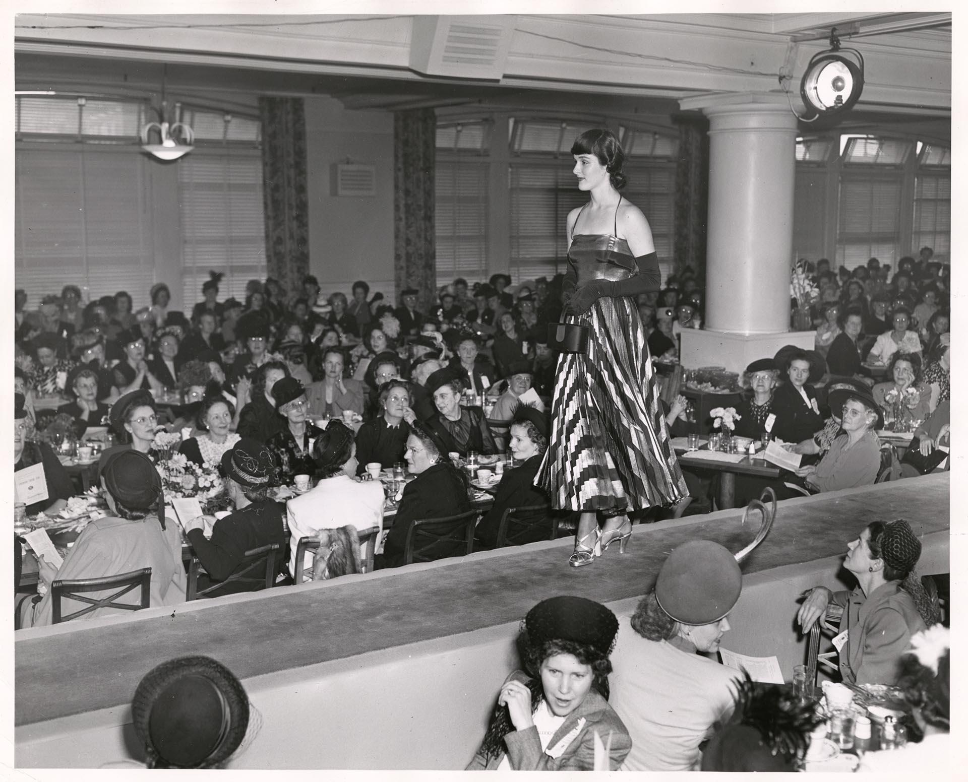 Image of Fashion show at Frederick & Nelson store, Seattle, circa 1950