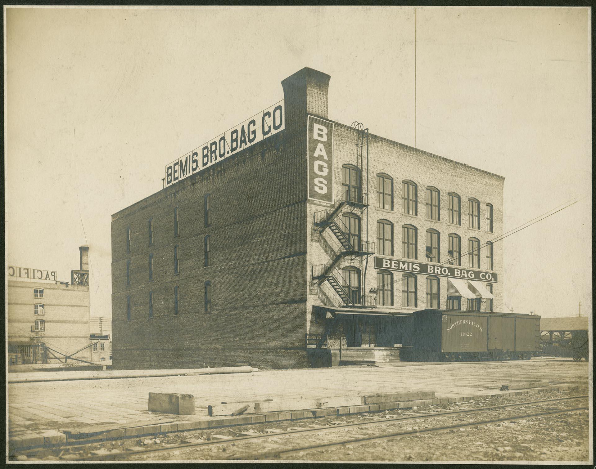 Image of Bemis Bro. Bag Co. Building, circa 1910