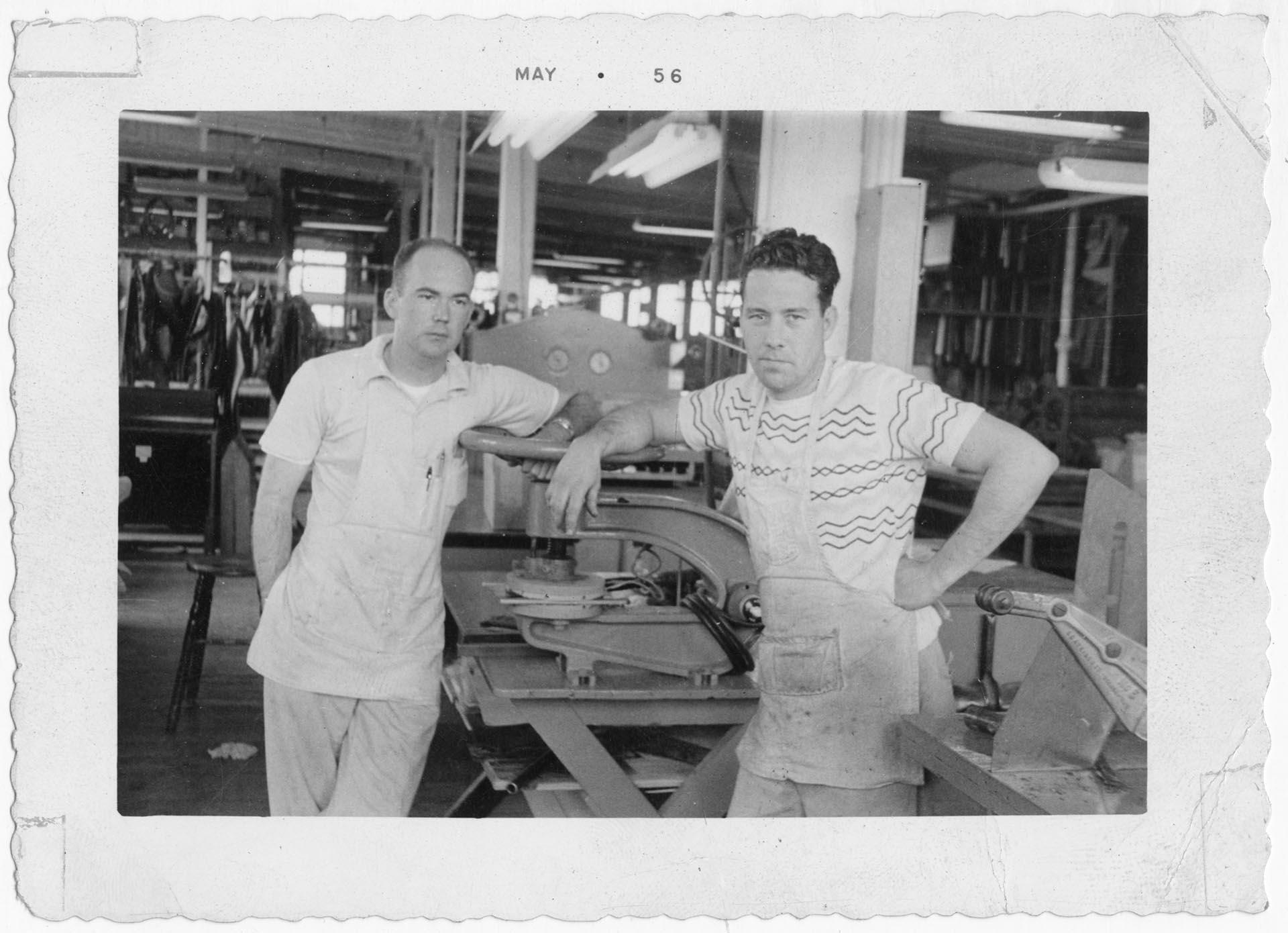 Image of Employees at Bemis Bros. Bag Co. Seattle plant, 1956