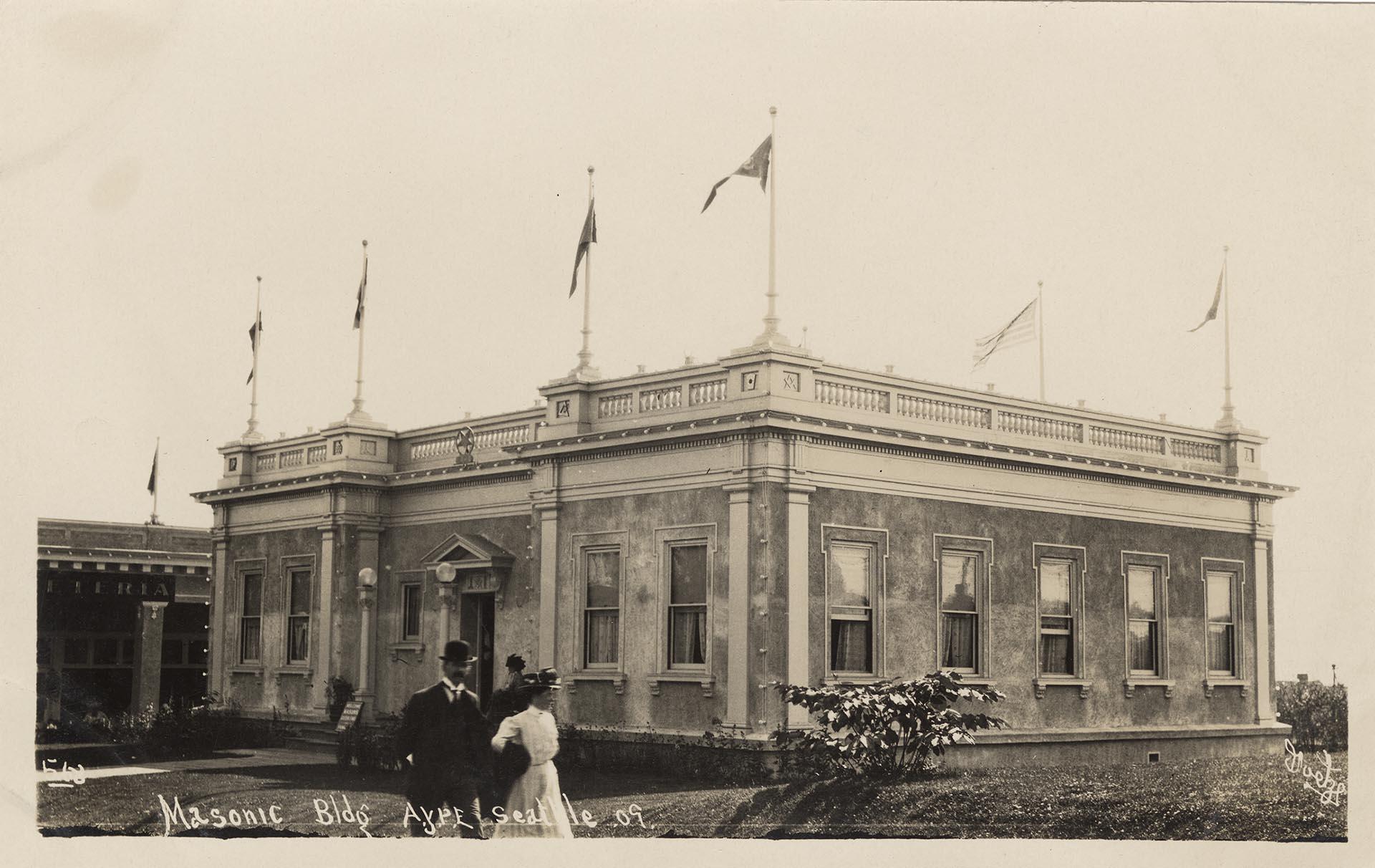Image of Masonic Building at the Alaska-Yukon-Pacific Exposition, Seattle, 1909
