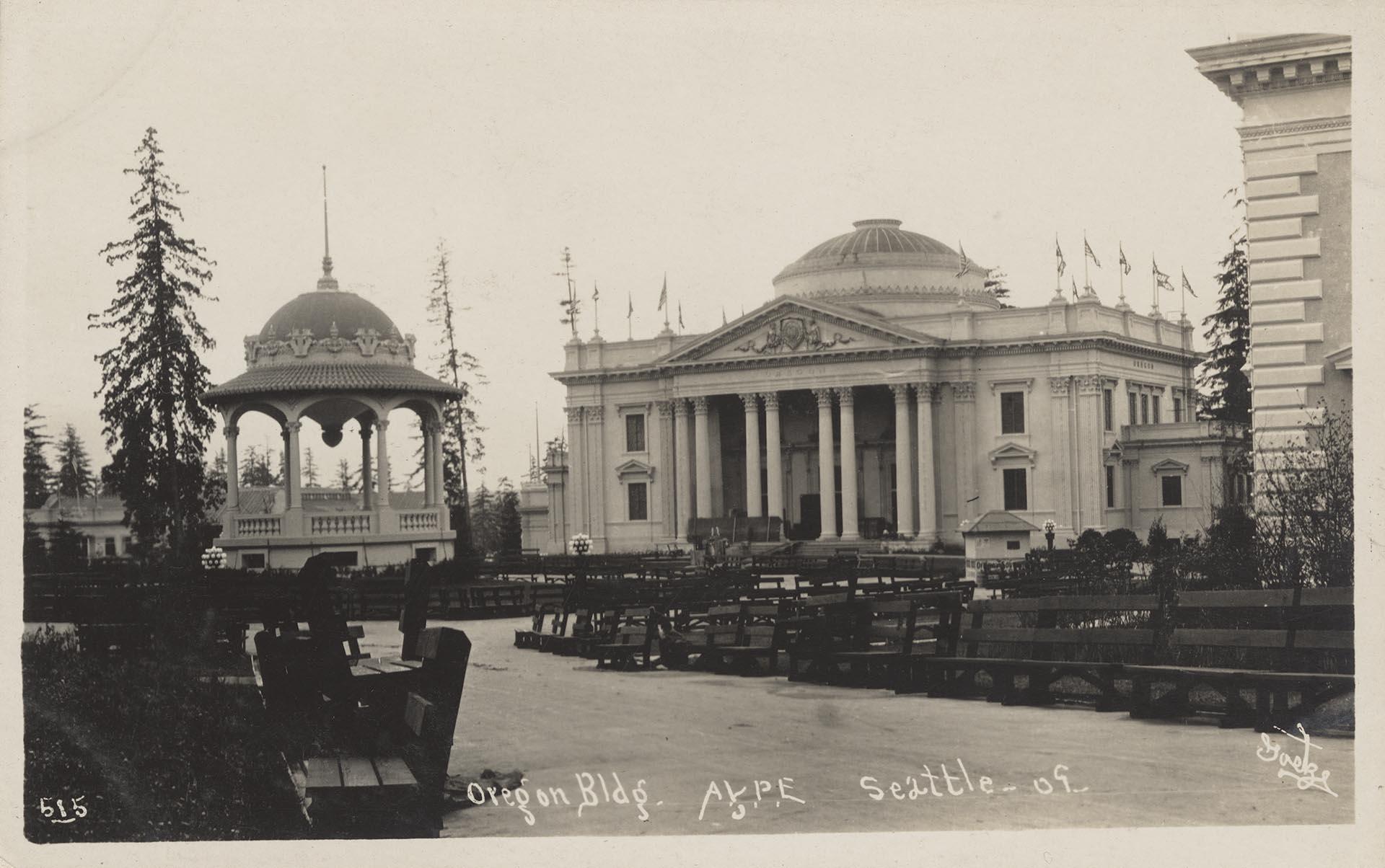 Image of Oregon Building at the Alaska-Yukon-Pacific Exposition, Seattle, 1909