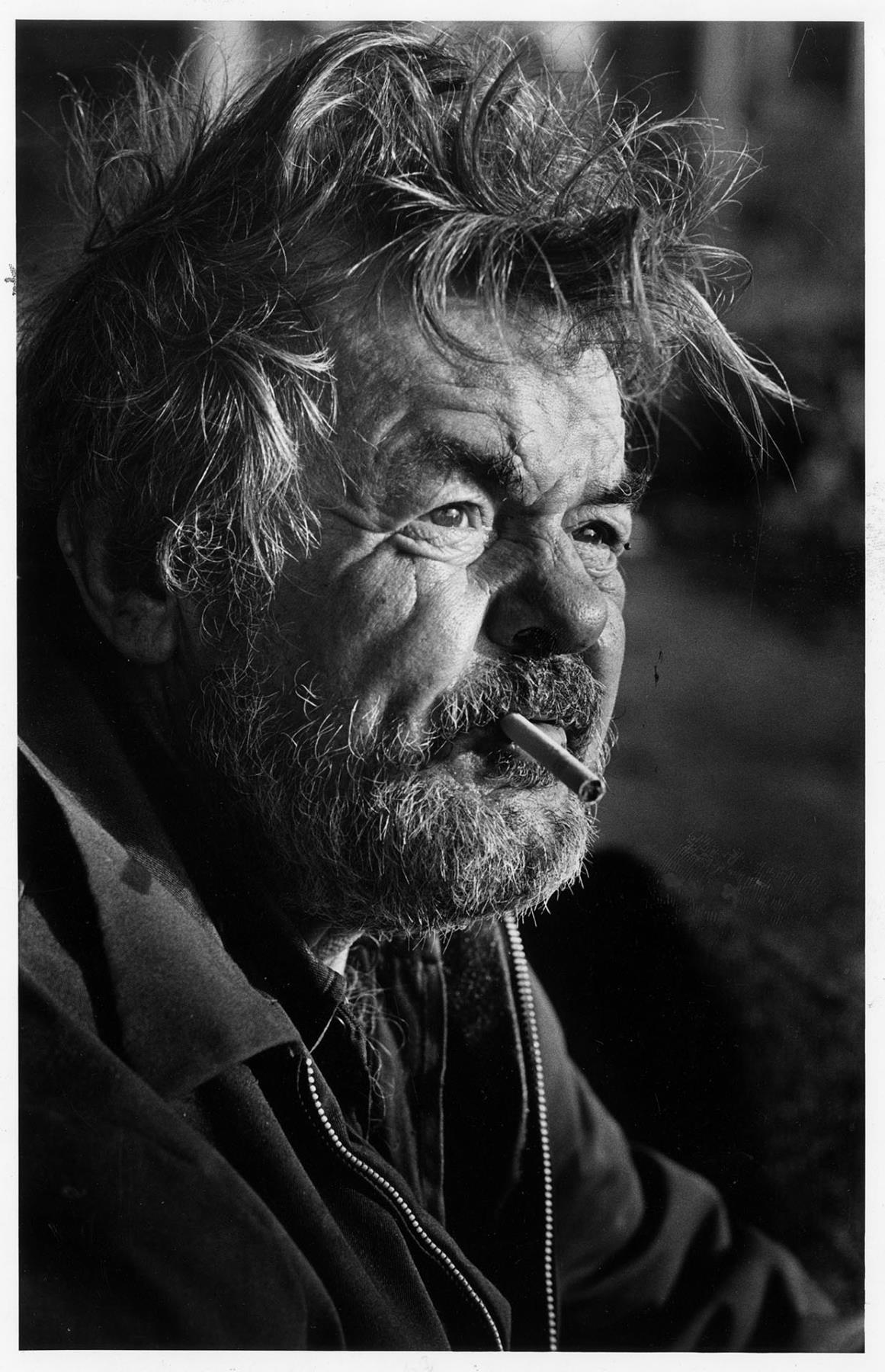 Image of Portrait of Dale Hayes, a man experiencing homelessness in Seattle, November 14, 1979