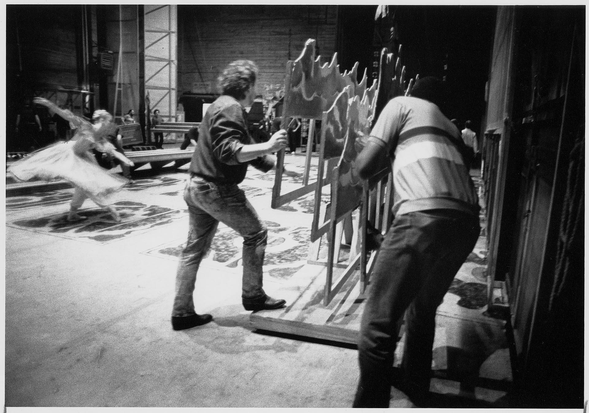 Image of Behind the curtain during intermission at PNB's 