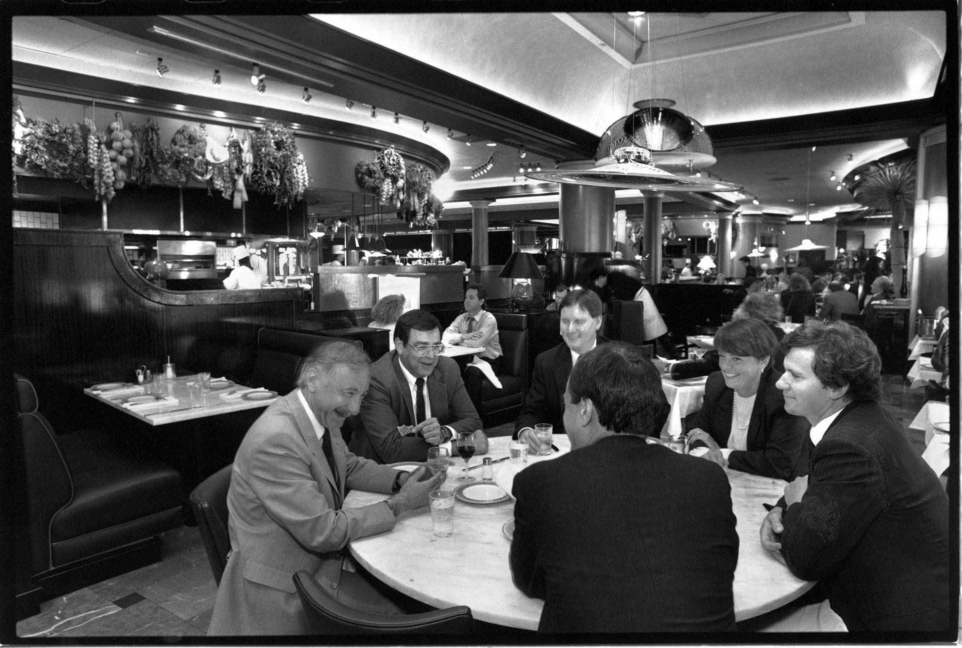 Image of Interior of Palomino Restaurant and Bar, Seattle, July 20, 1990
