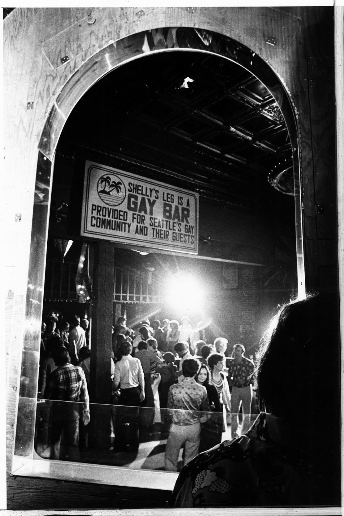 Image of Interior of Shelly's Leg bar, Seattle, March 22, 1976
