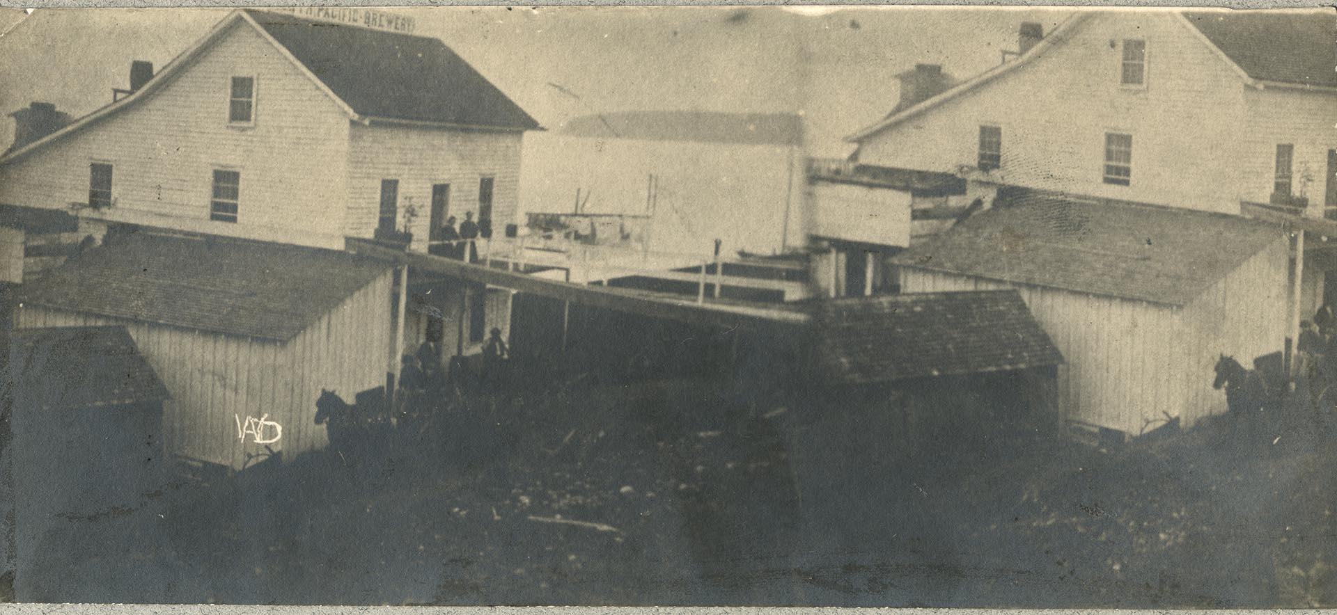 Image of North Pacific Brewery, Columbia and 1st Ave., Seattle, 1874