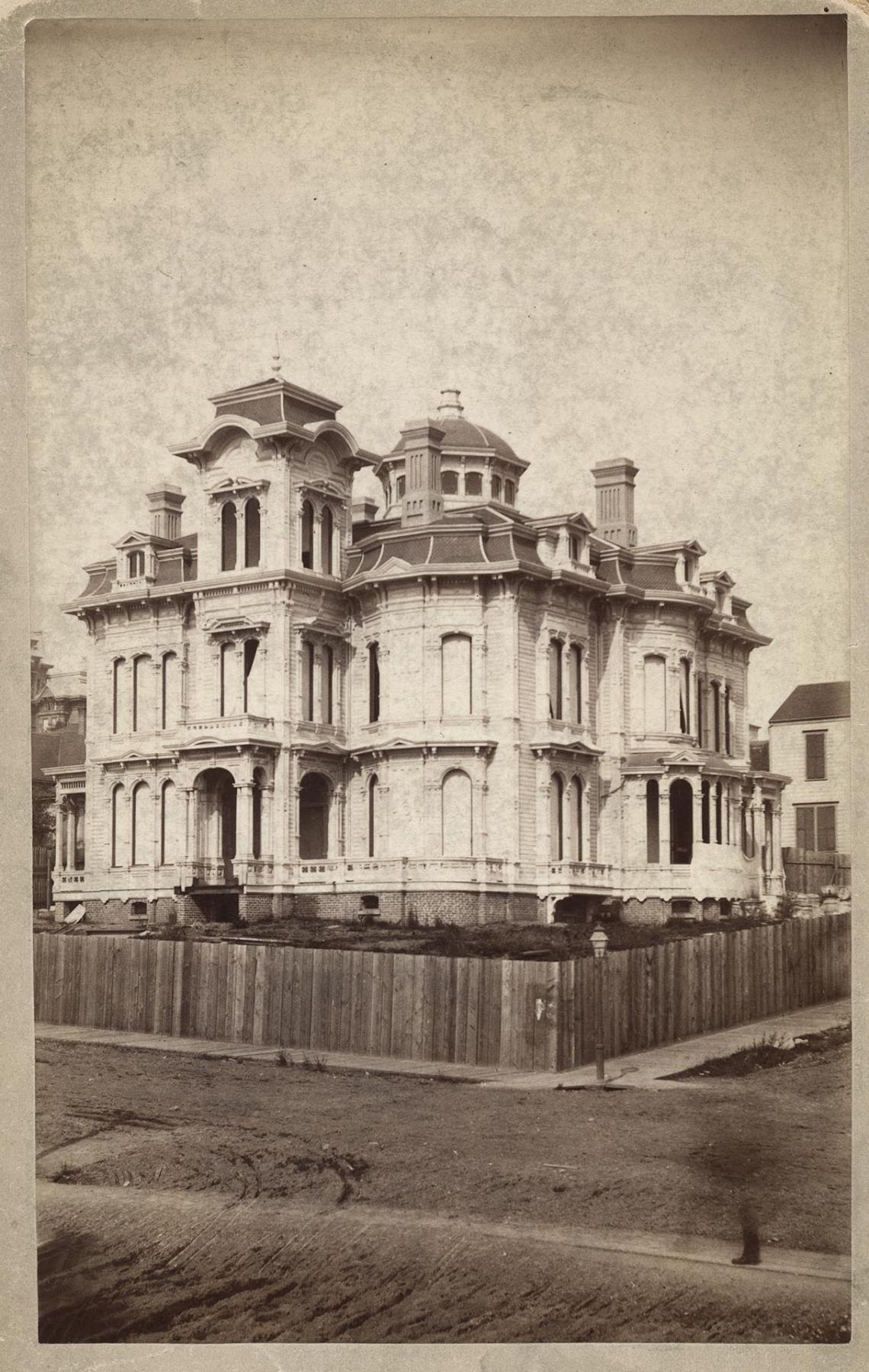 Image of Elizabeth and Martin Stacy home, 3rd and Marion, Seattle, 1885