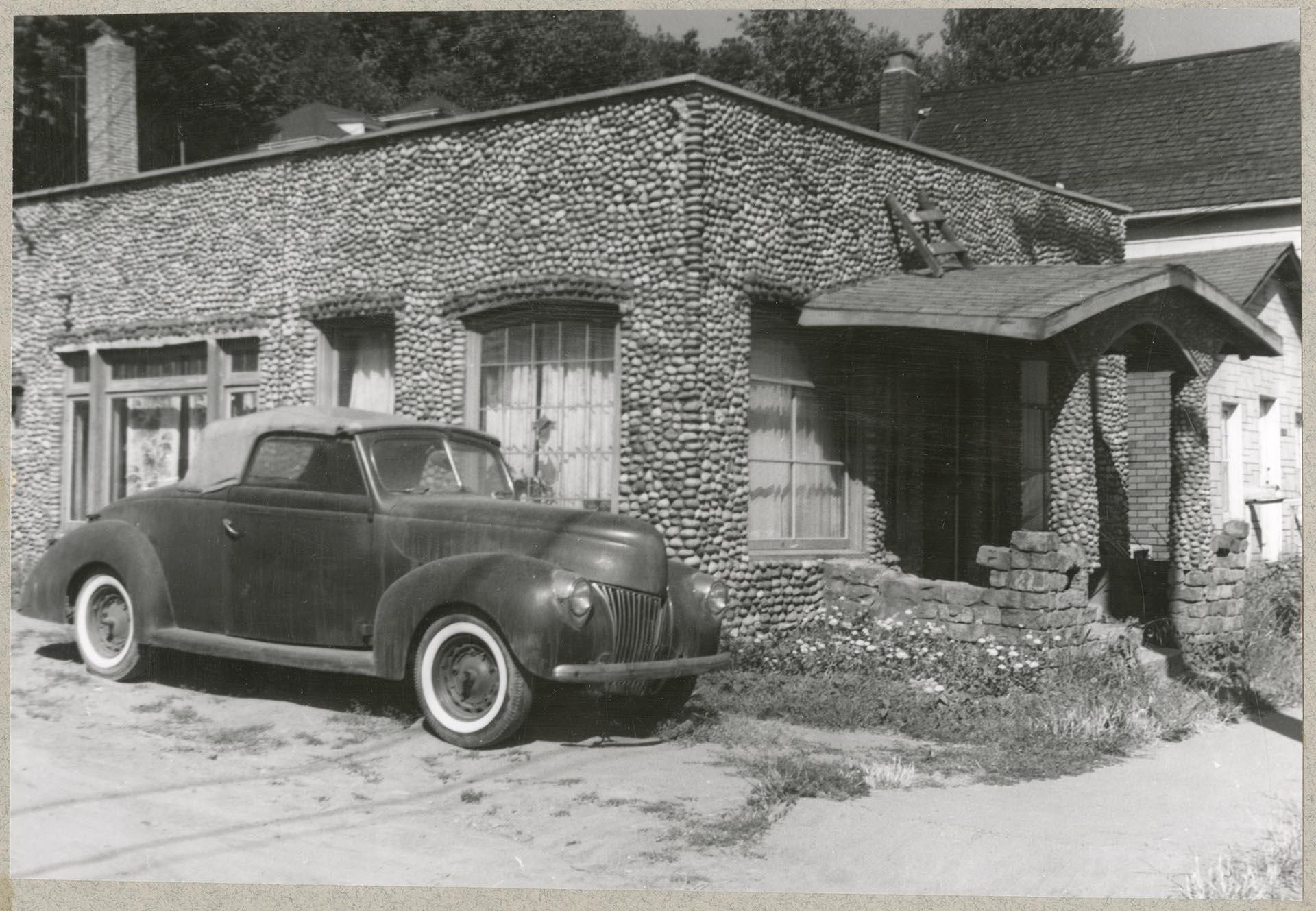 Image of Cobblestone cottage, West Seattle, circa 1940