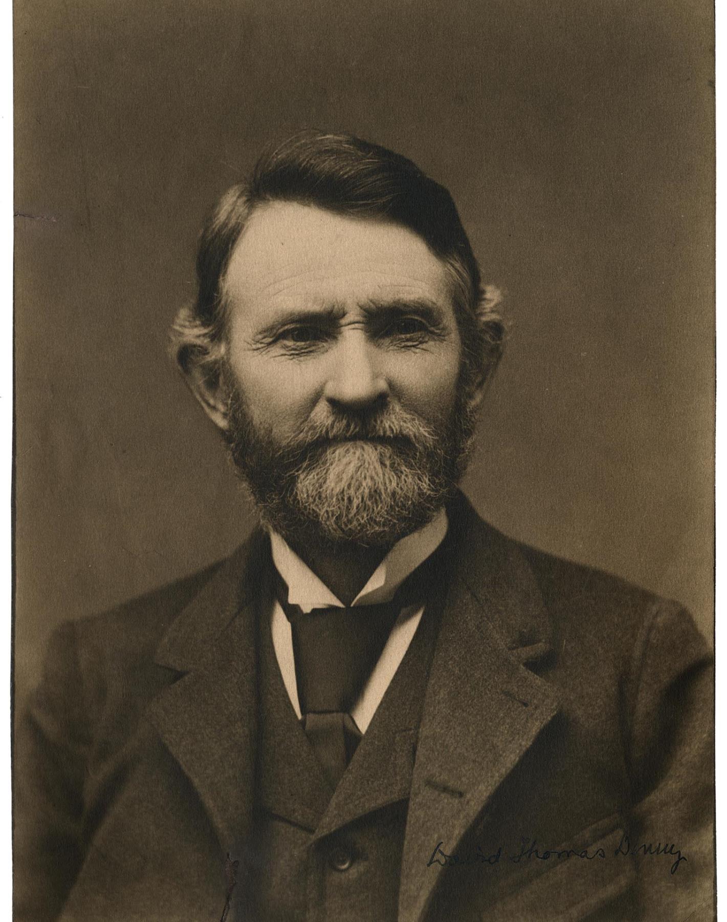 Image of Portrait of David Denny, Seattle, circa 1890
