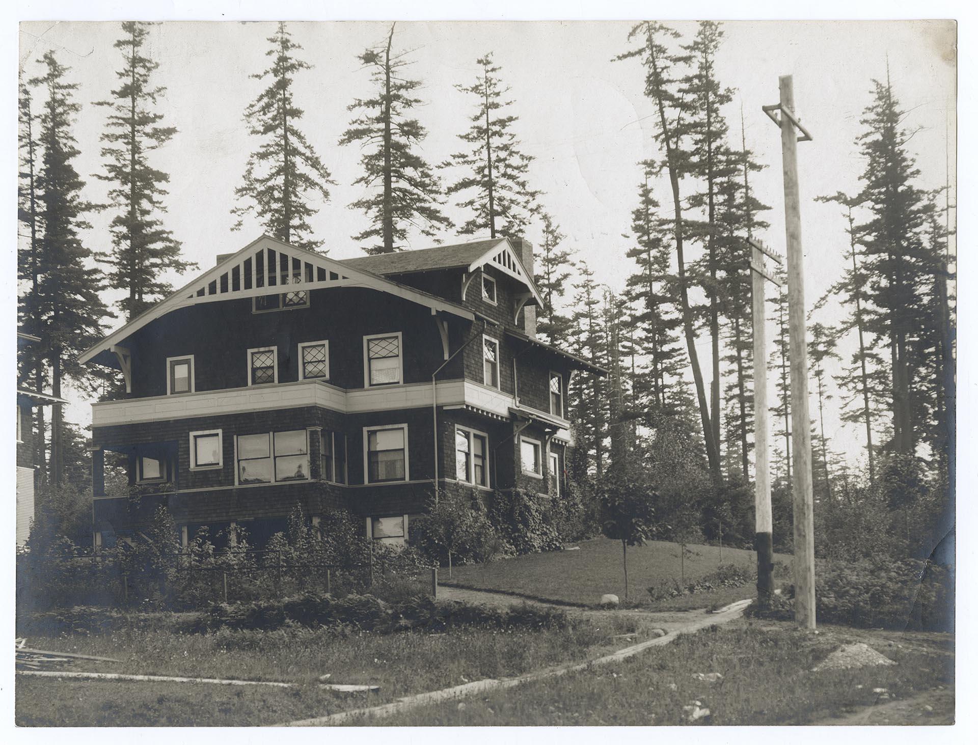 Image of Home of Milnor and Milnora Roberts, Seattle, 1909