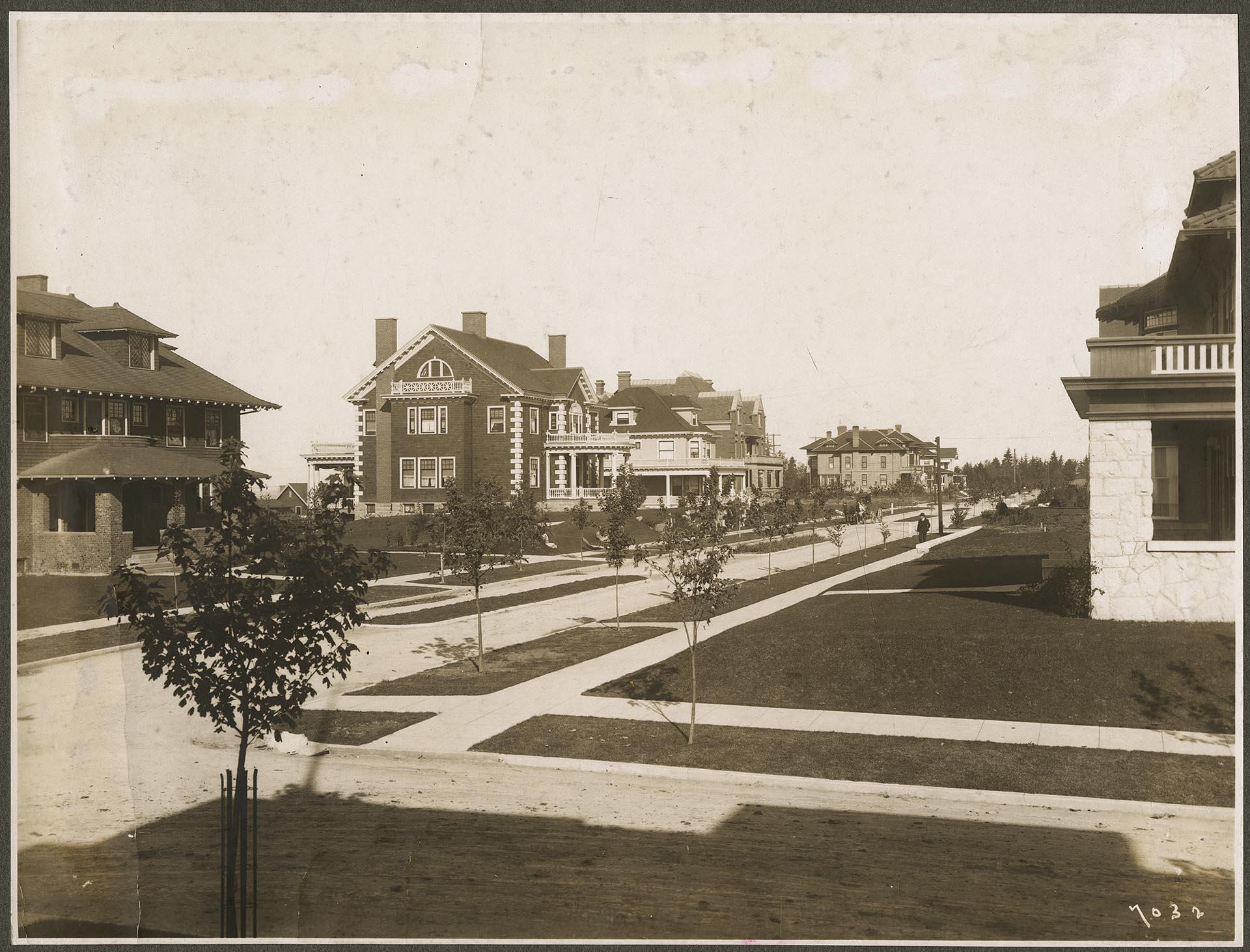 Image of Residential street on Capitol Hill, Seattle, circa 1905