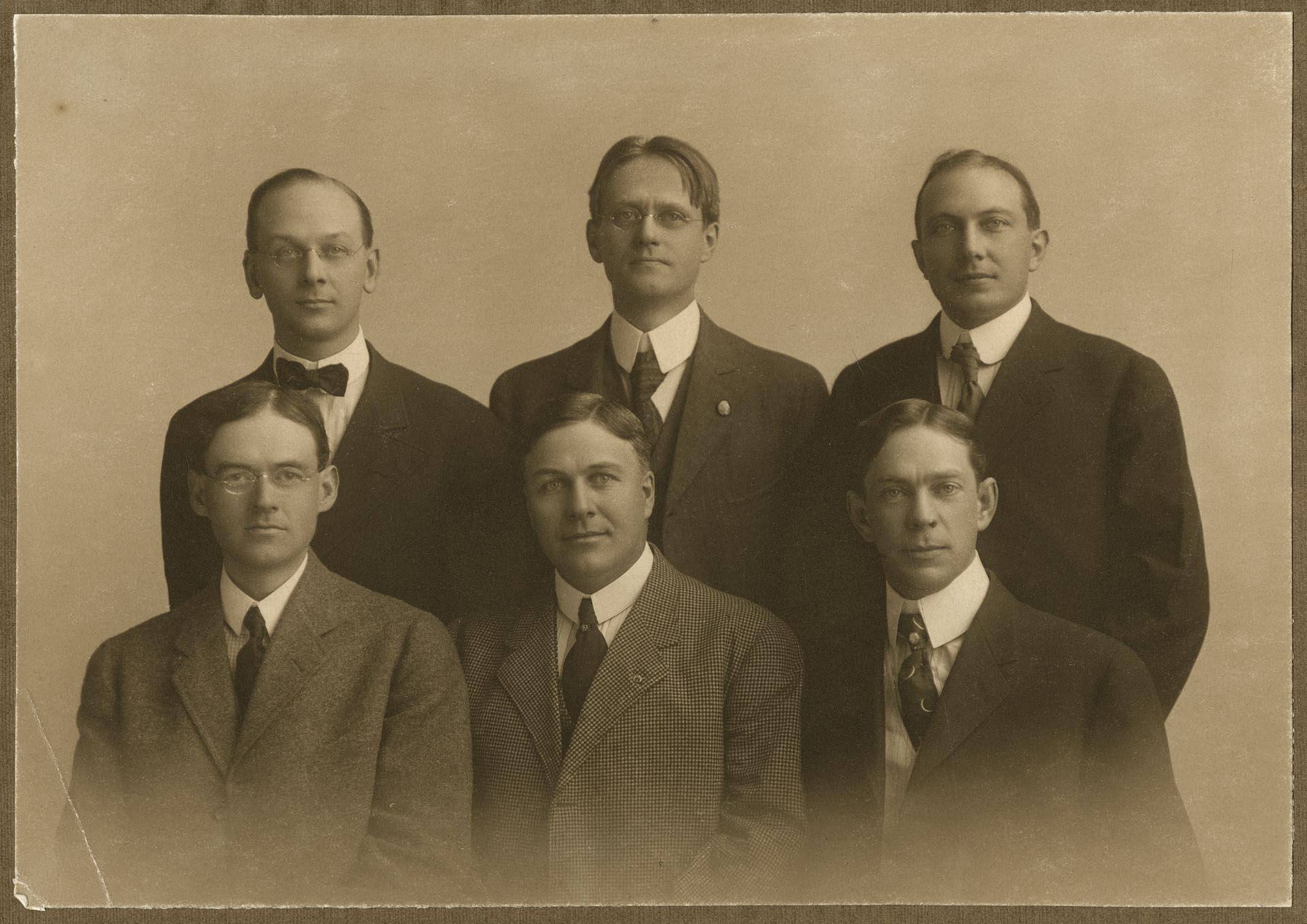 Image of Real Estate Association officers, Seattle, 1908
