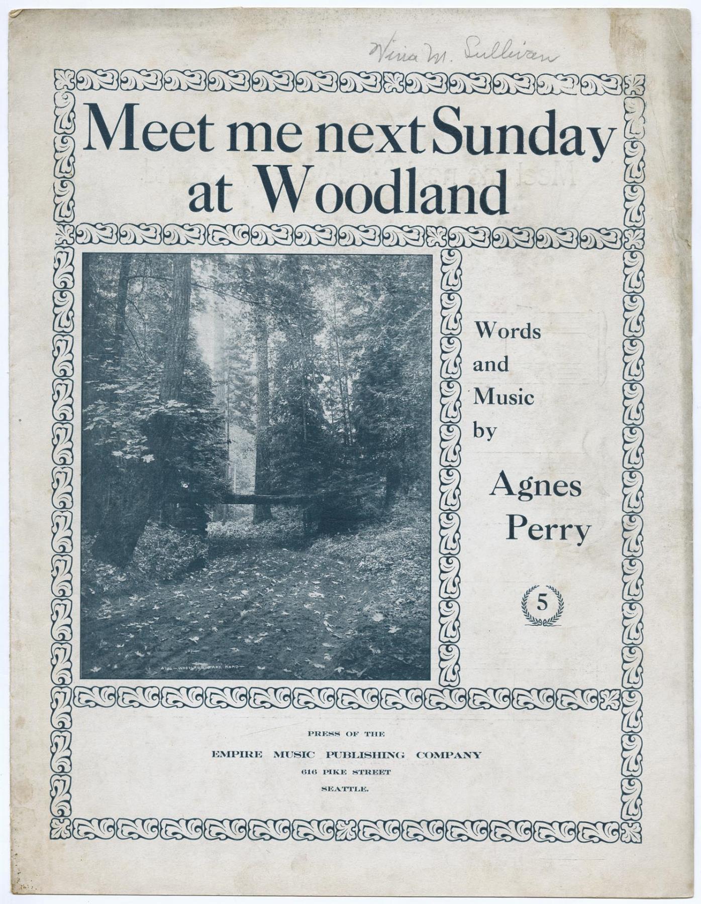 Image of Meet Me Next Sunday at Woodland