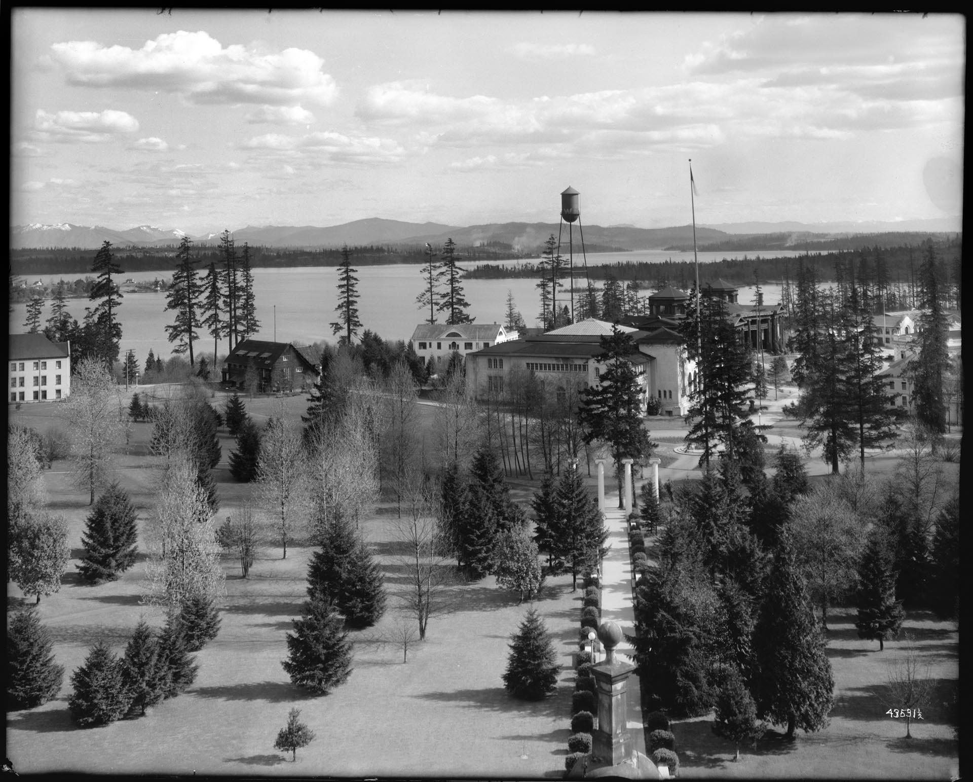 Image of View of University of Washington campus, Seattle, 1915