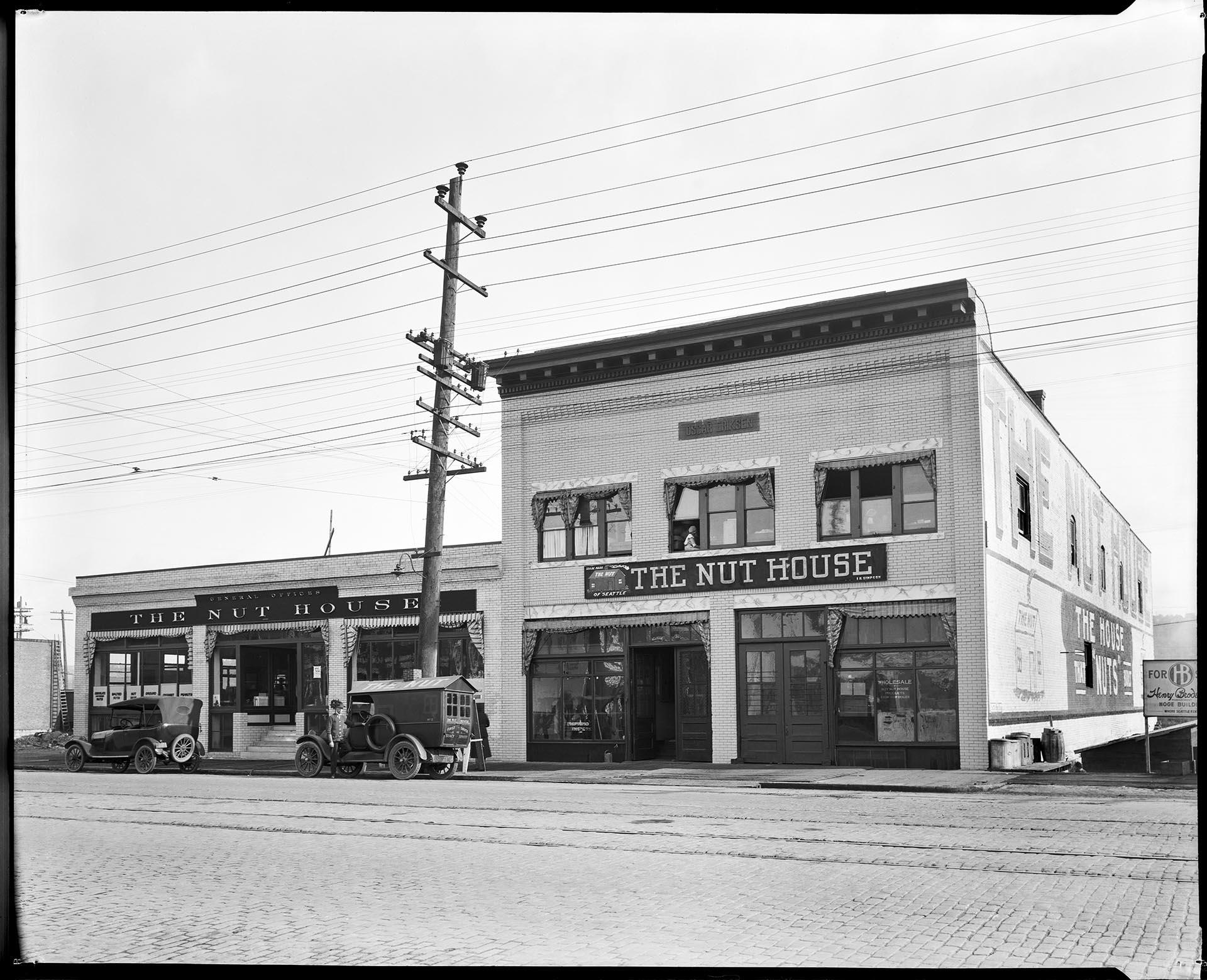 Image of Exterior of The Nut House, Seattle, circa 1920