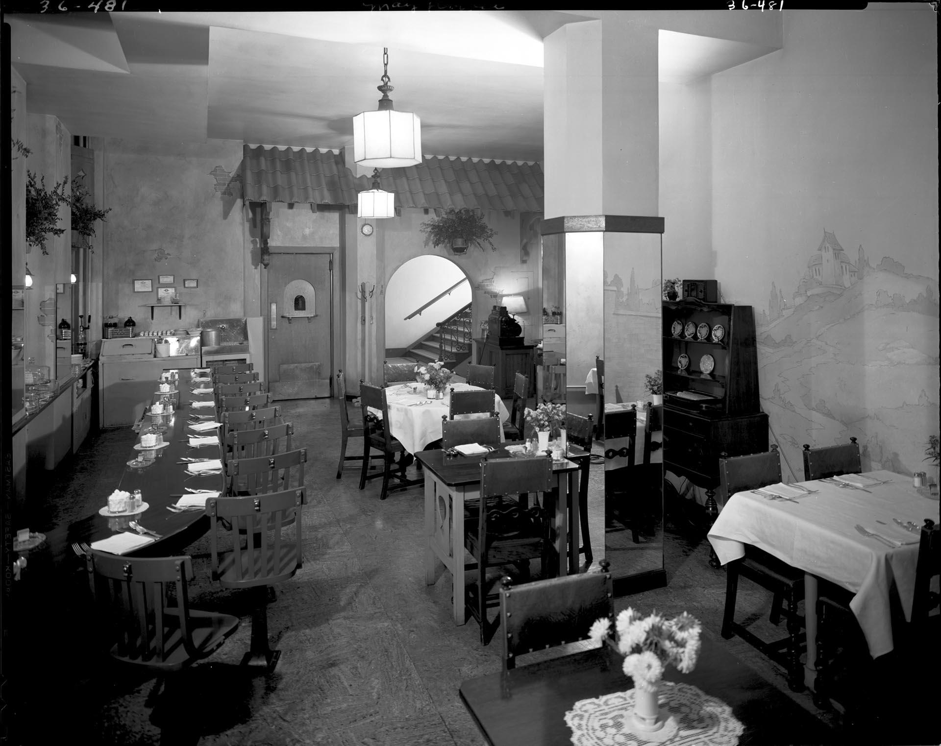 Image of Interior of Mayflower Park Hotel, Seattle, 1928