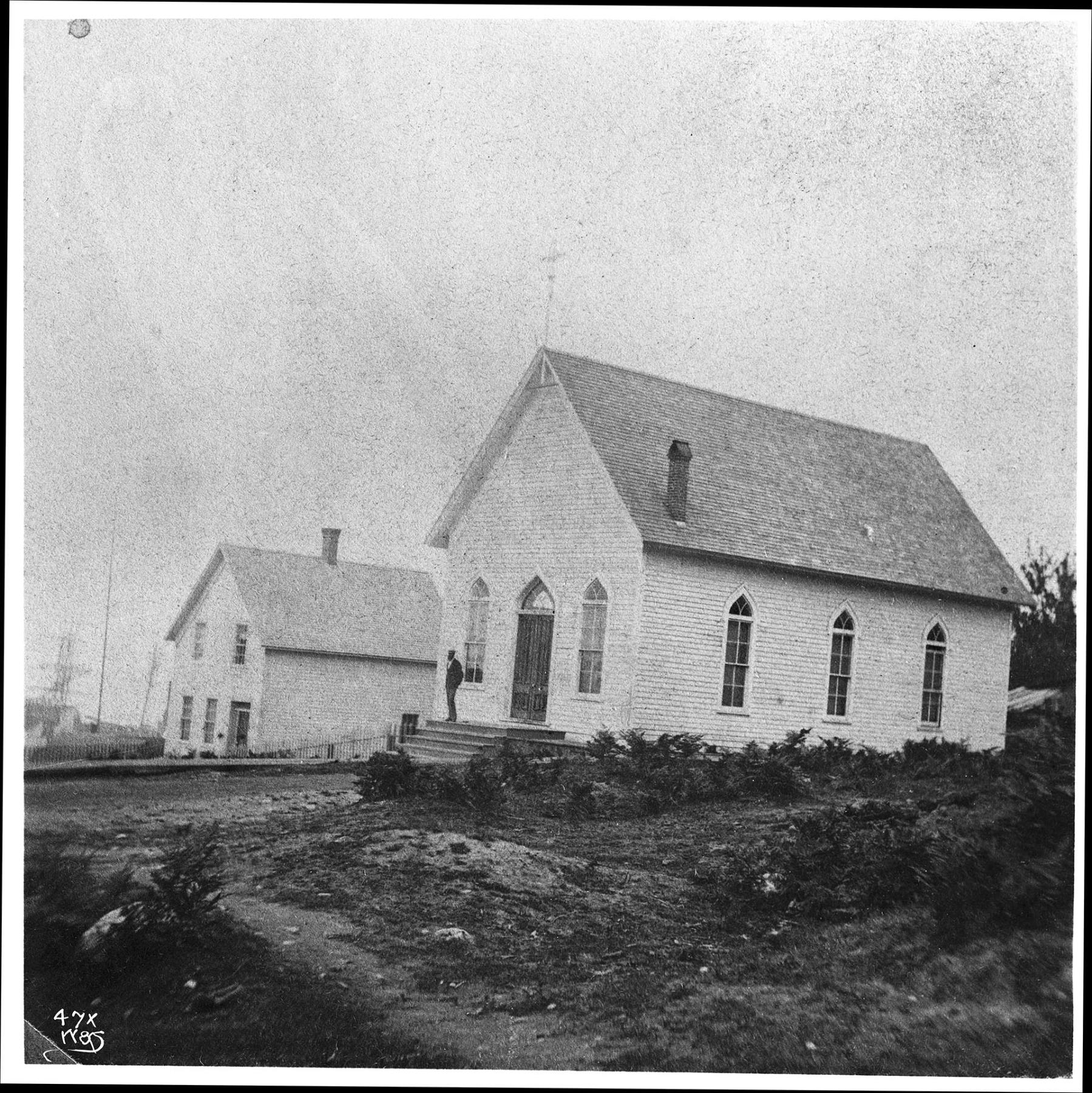 Image of Exterior of Trinity Parish Church, Seattle, circa 1880