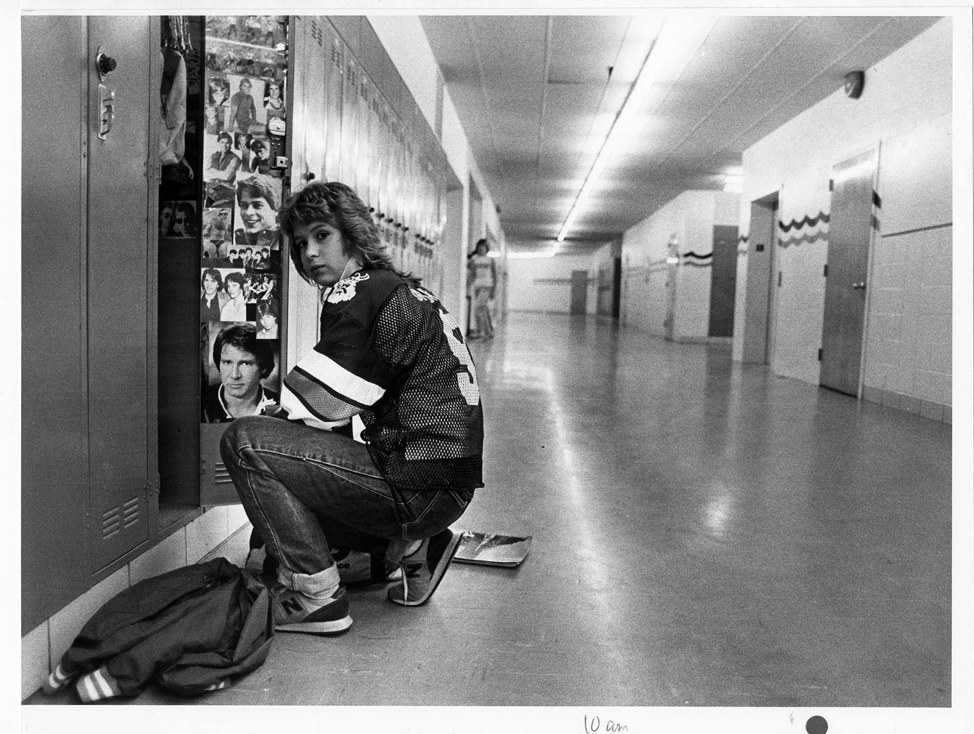 Image of Rainier Beach High School student, Seattle, September 23, 1983