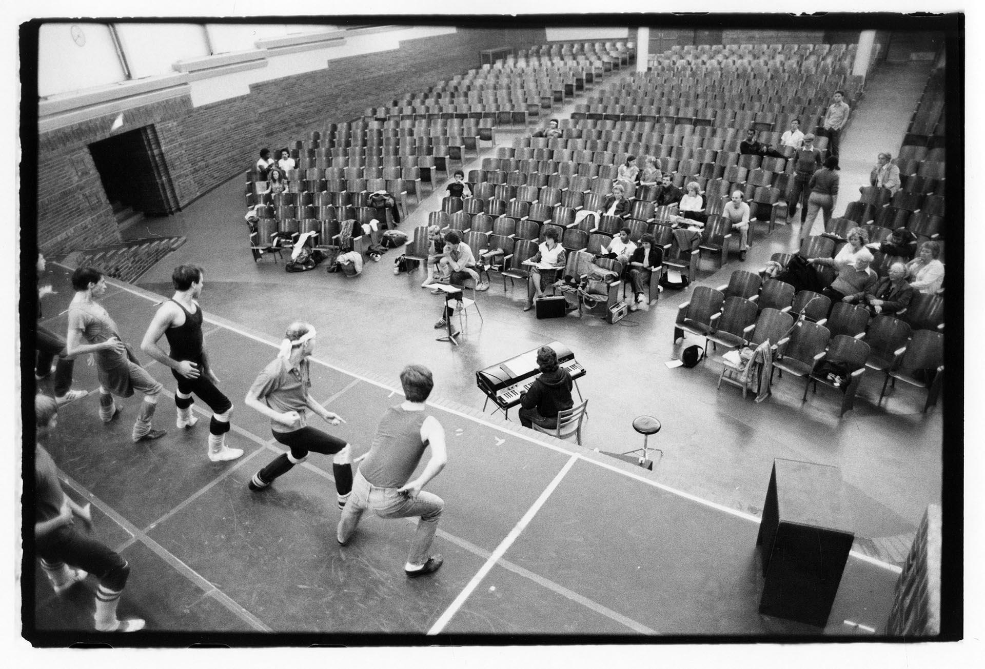 Image of Dancers rehearsing 