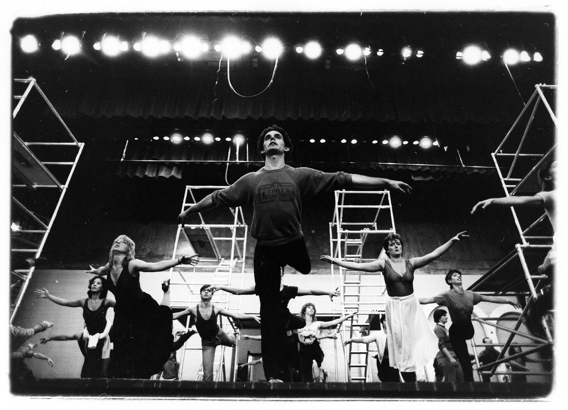 Image of Dancers rehearsing 