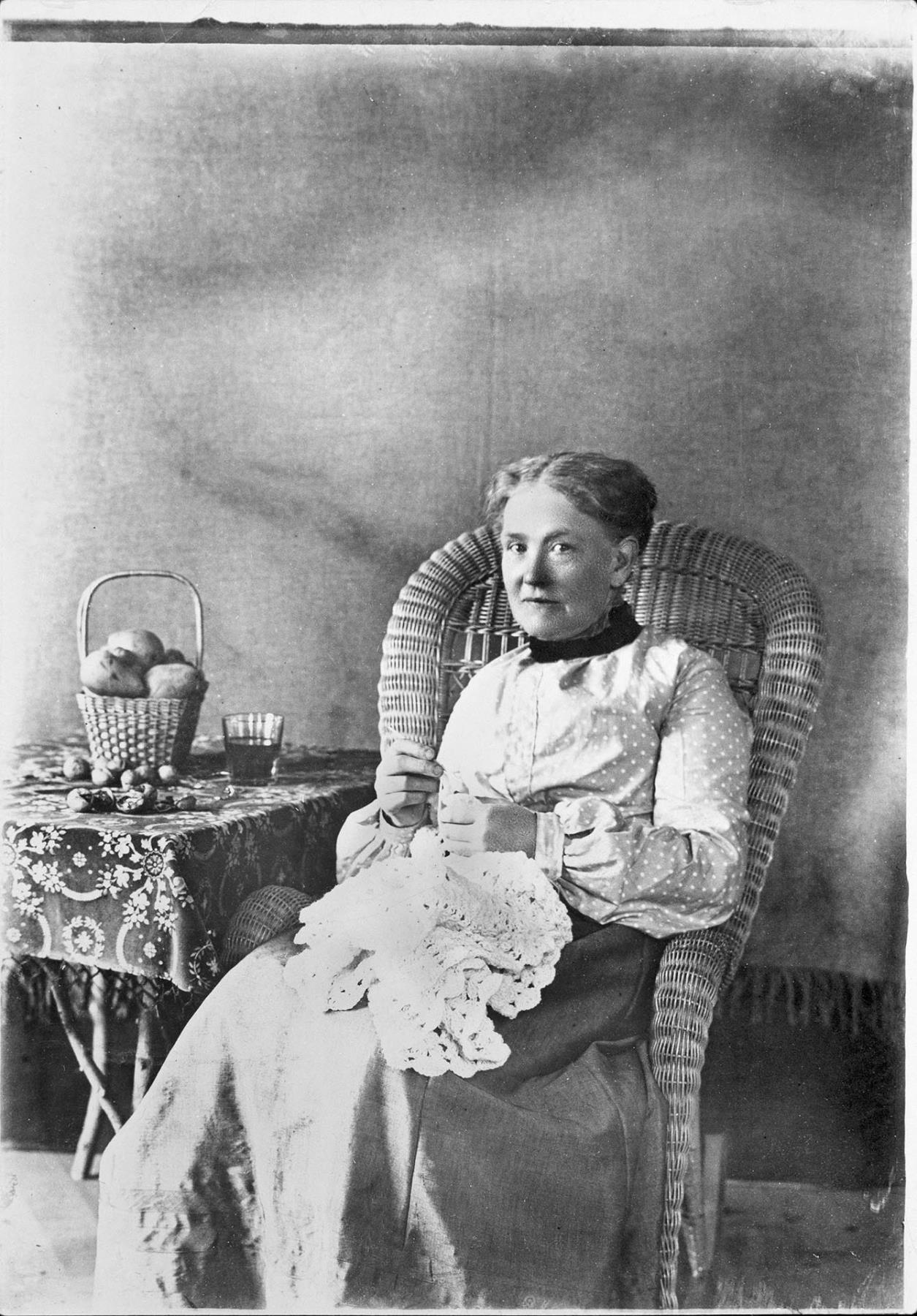 Image of Portrait of Ellen S. Leckenby, Seattle, circa 1895