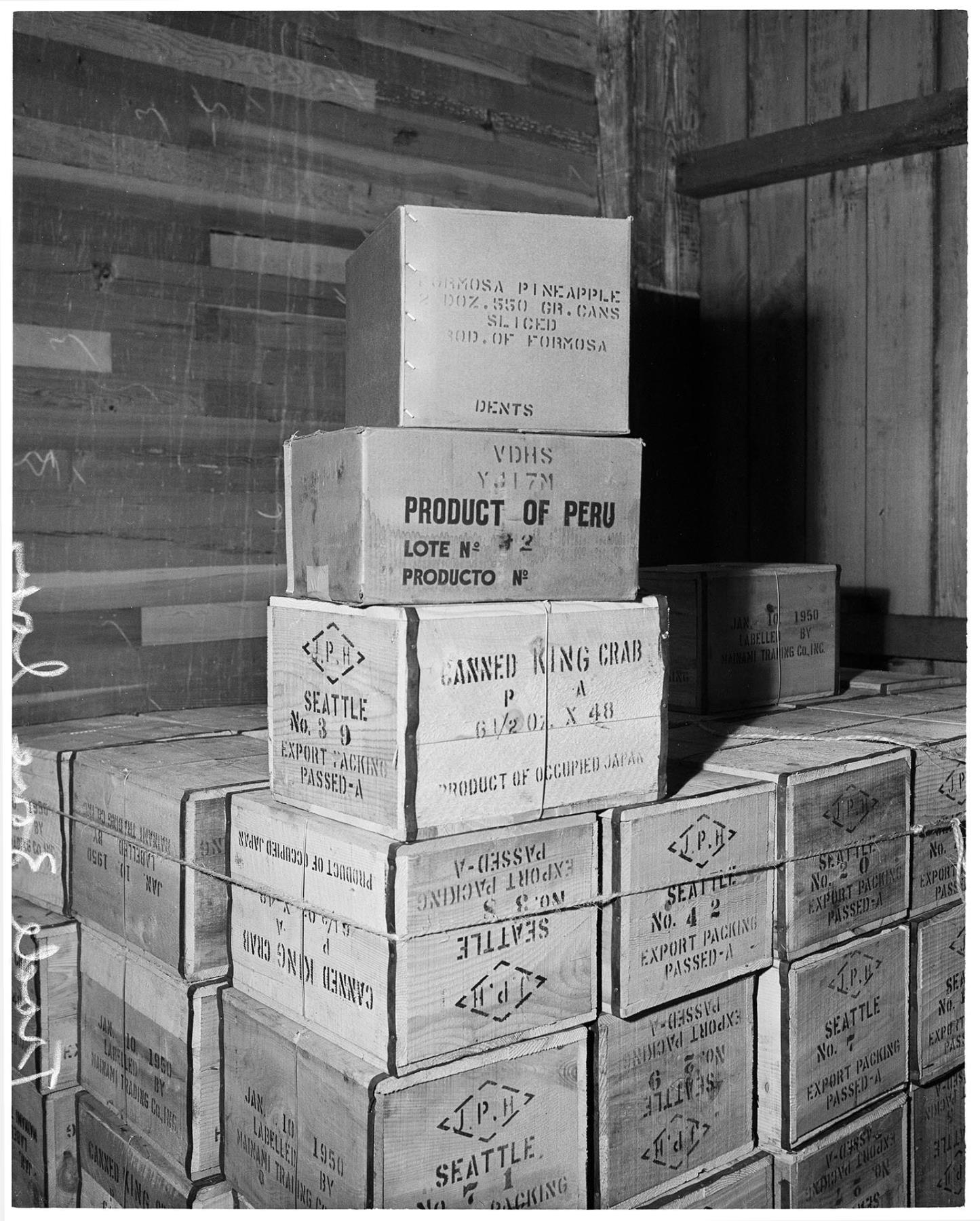 Image of Imported goods at Foreign Trade Zone, Seattle, March 1950