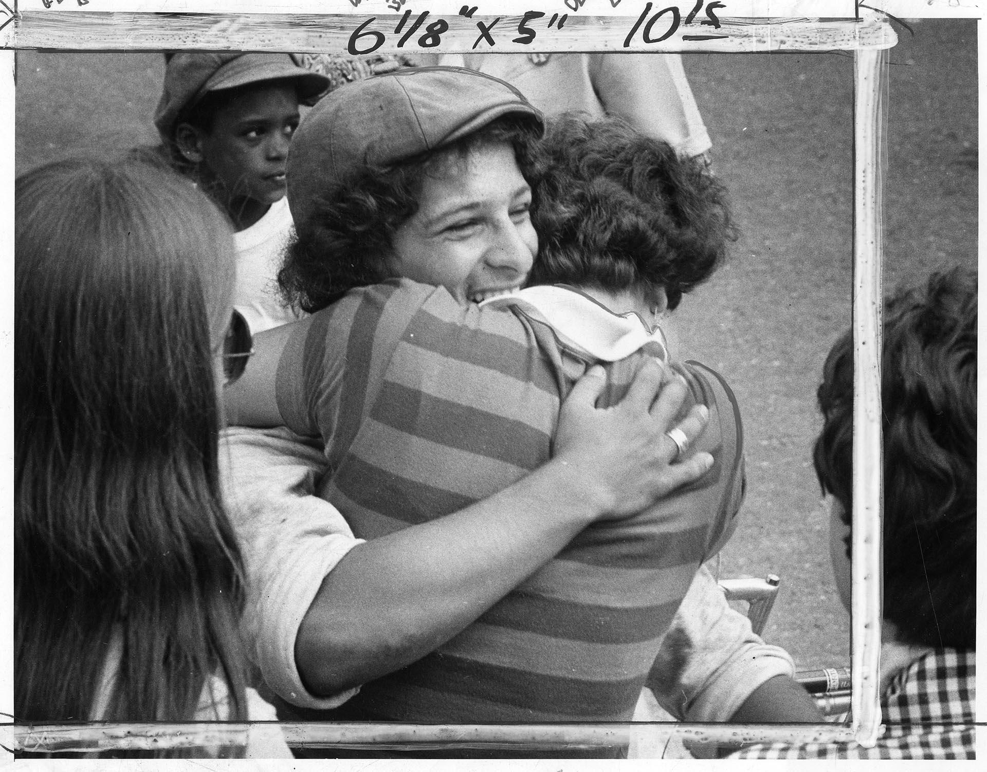 Image of Bush Cycle Club bicyclists returning to Seattle, September 1, 1976