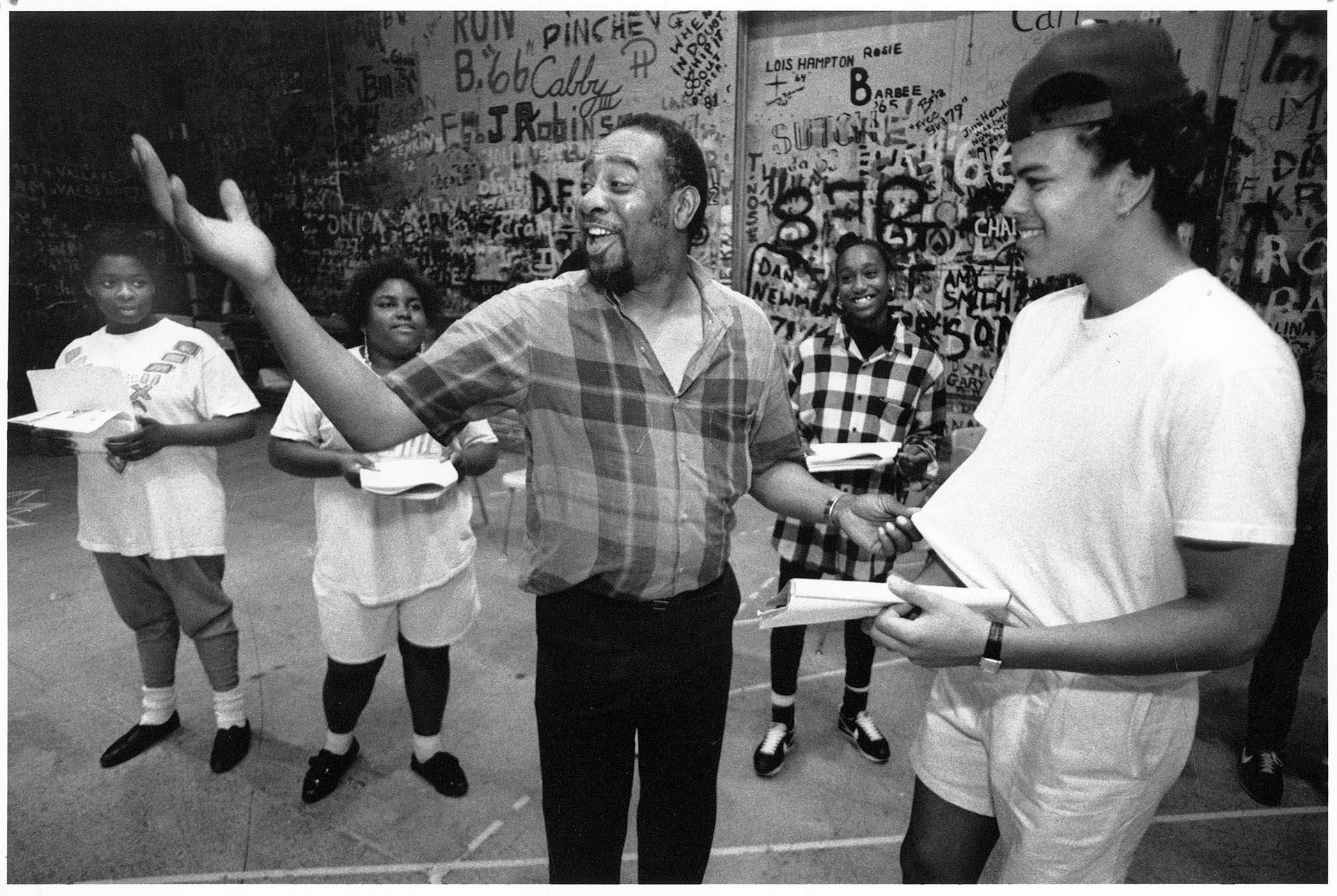 Image of Tee Dennard directing 