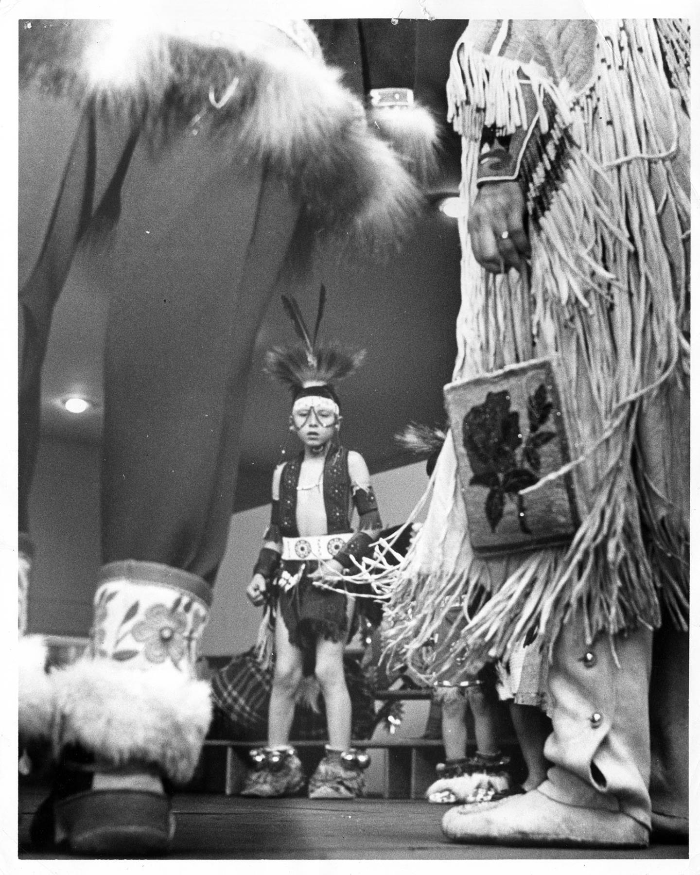 Image of Performers dancing during Christmas Around the World, Seattle, December 1, 1968