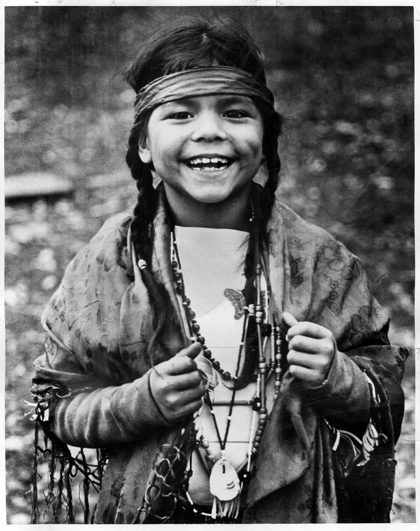 Image of Ervina McCloud taking a break from dancing, Seattle, November 7, 1968