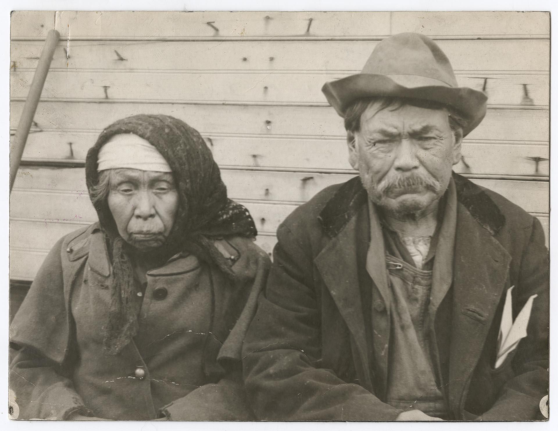 Image of Sbeebayoo (Billy) and Ellen Phillips, Seattle, January 8, 1910