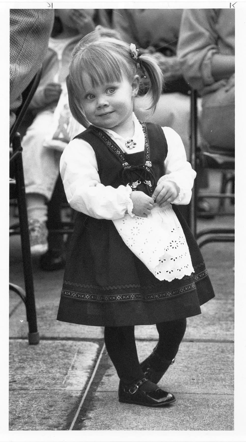 Image of Child at Syttende Mai Celebration, Seattle, May 17, 1988